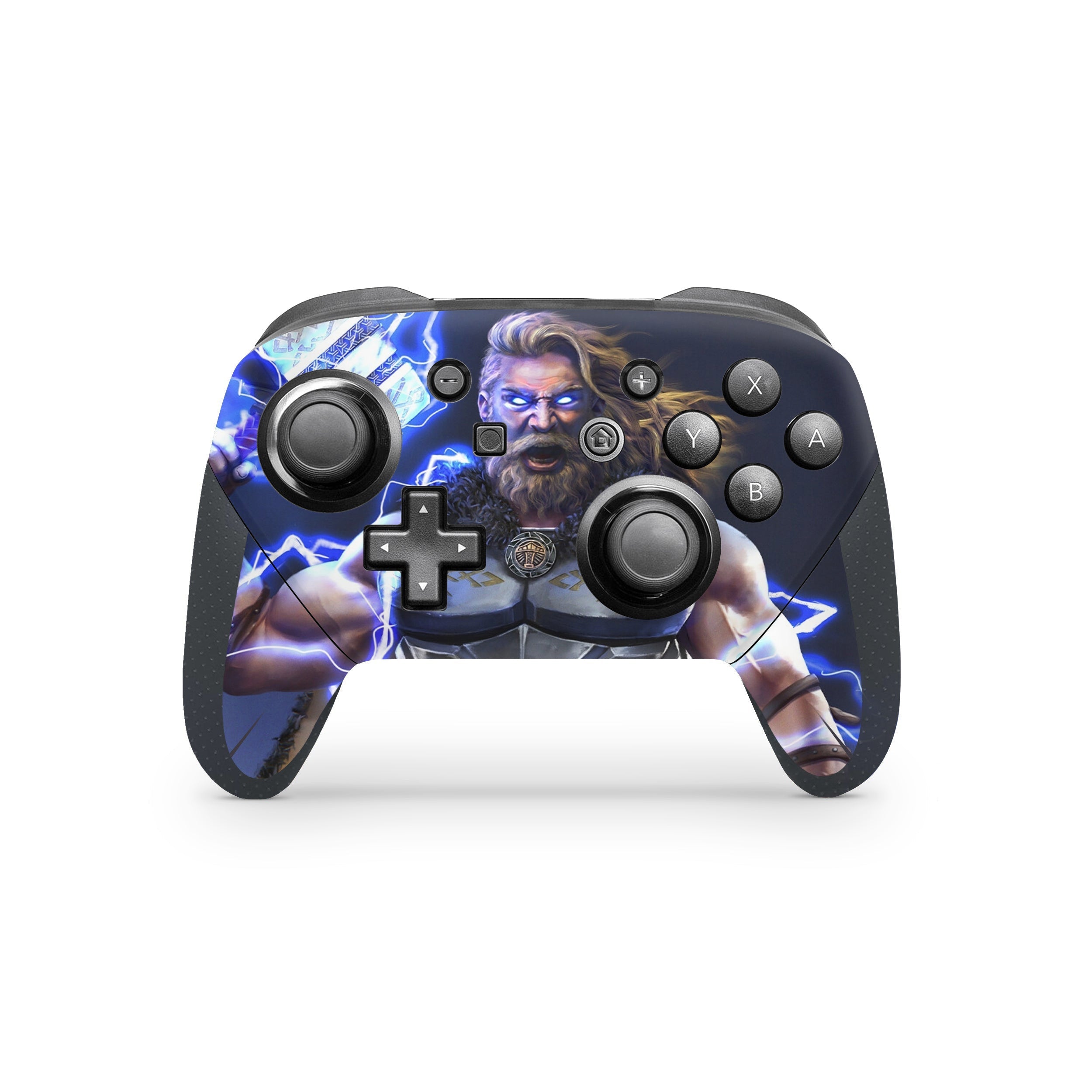 Thunder God v12 Nintendo Switch Pro Controller Skin - Comics-inspired design