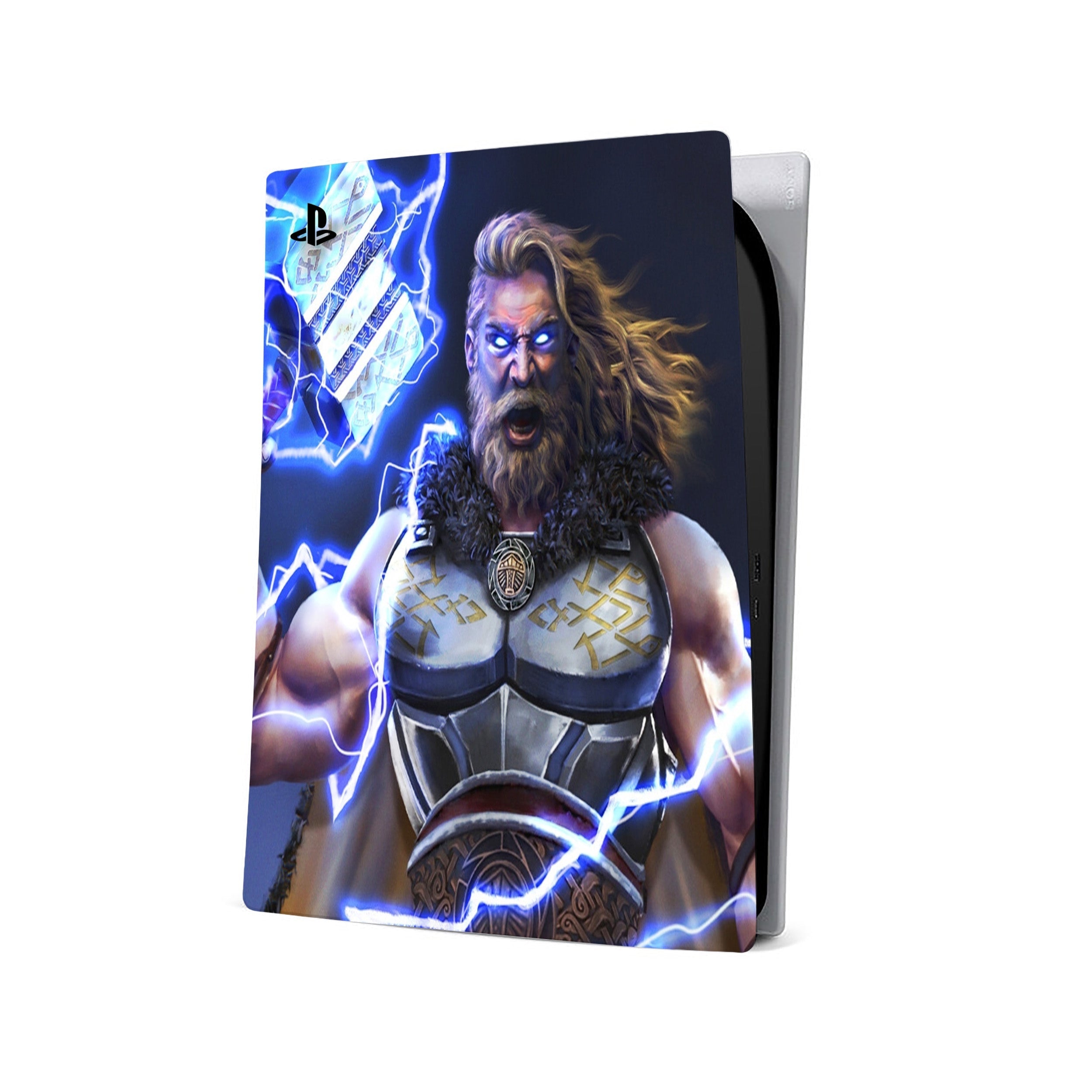 Thunder God v12 PS5 Skin - Comics-inspired design