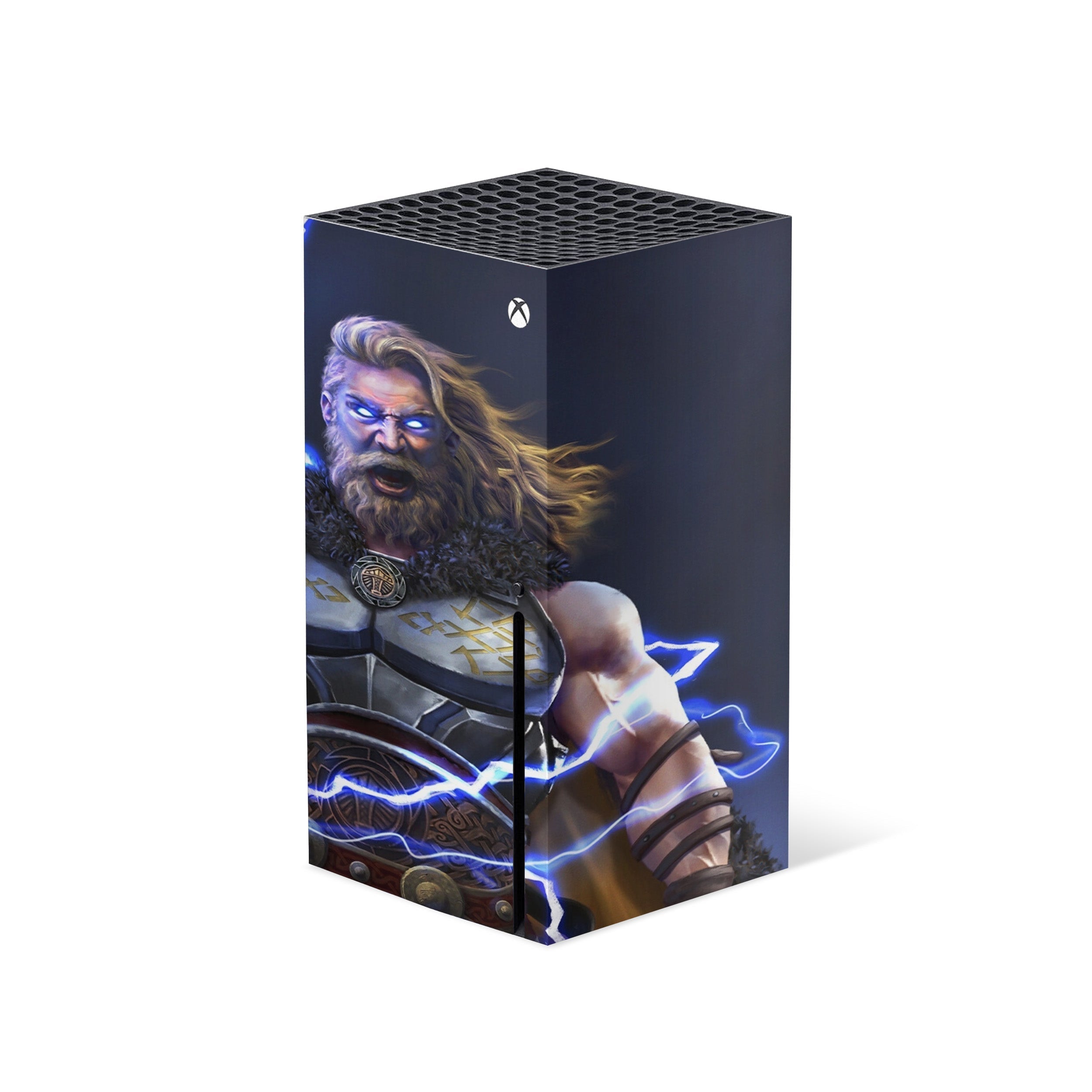 Thunder God v12 Xbox Series X Skin - Comics-inspired design