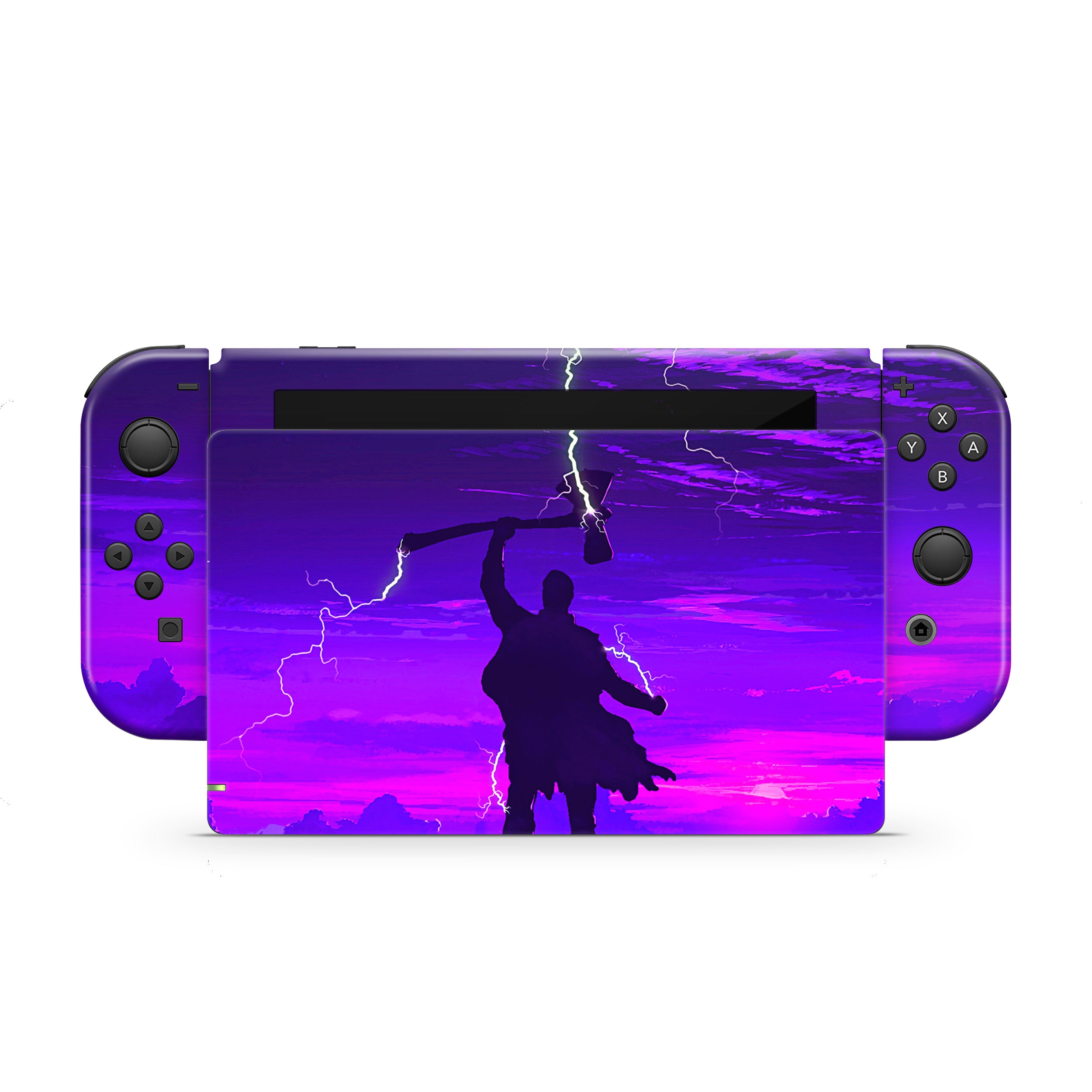 Thunder God v13 Nintendo Switch Skin - Comics-inspired design
