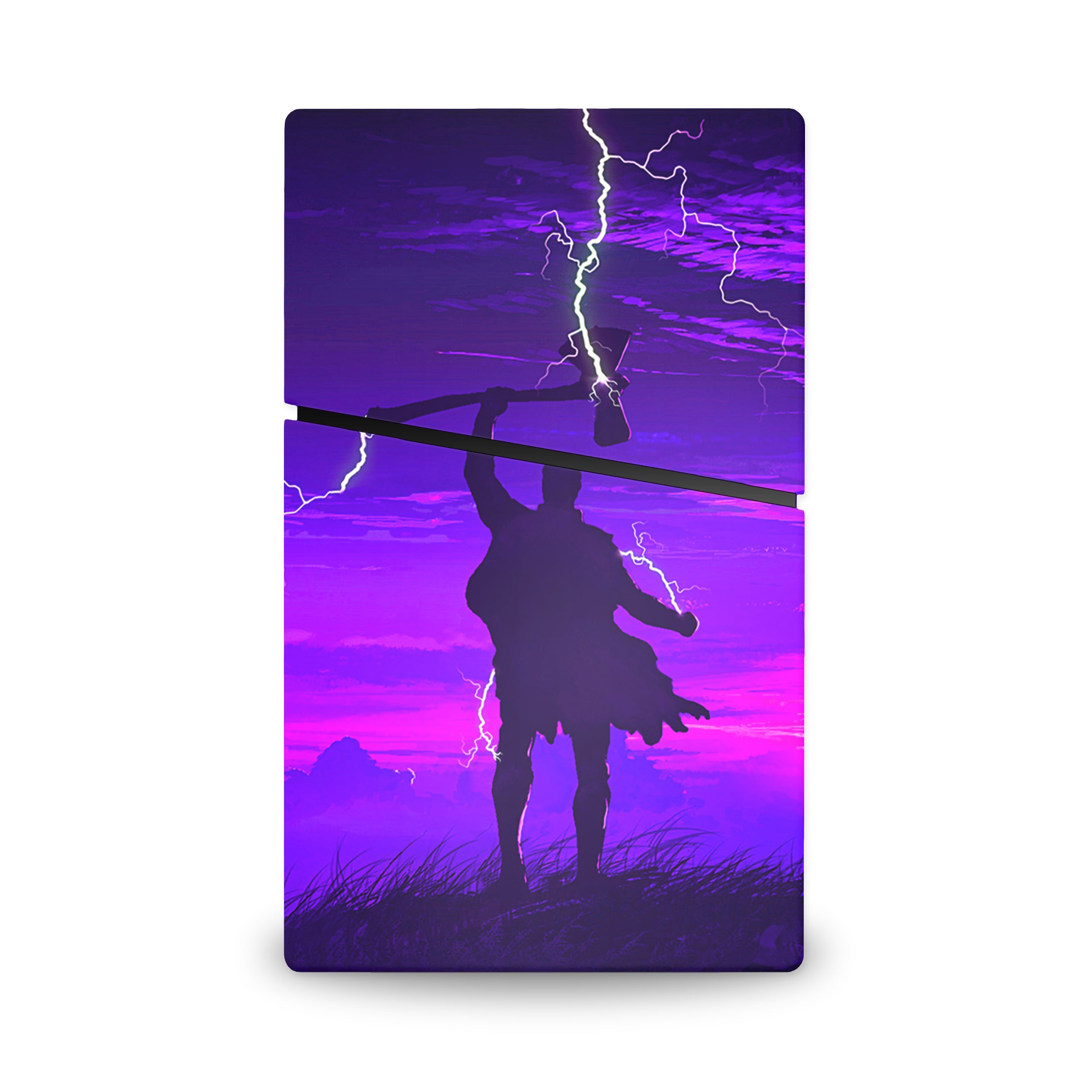 Thunder God v13 PS5 Slim Digital Skin - Comics-inspired design
