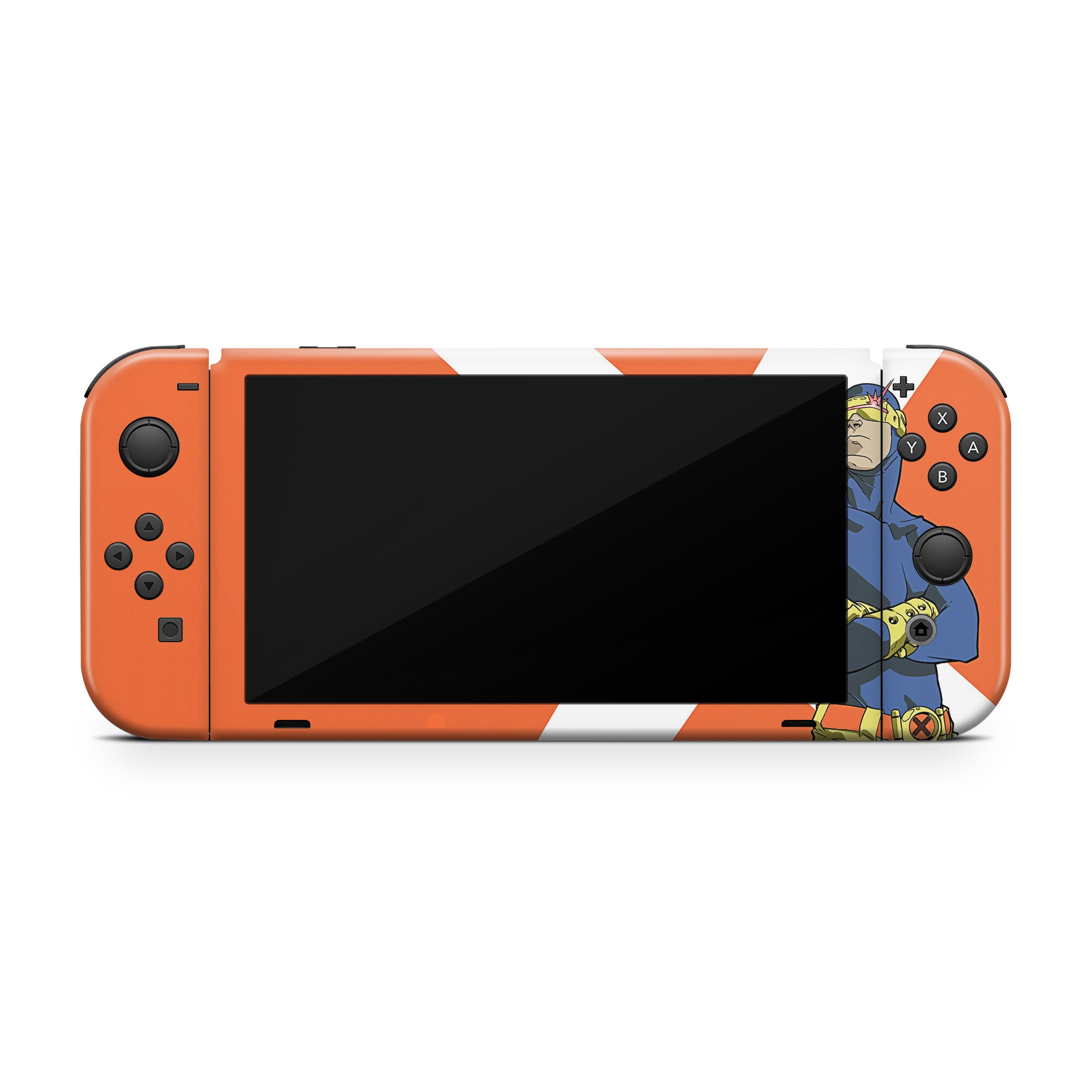 Optical Blast v7 Nintendo Switch OLED Skin - Comics-inspired design