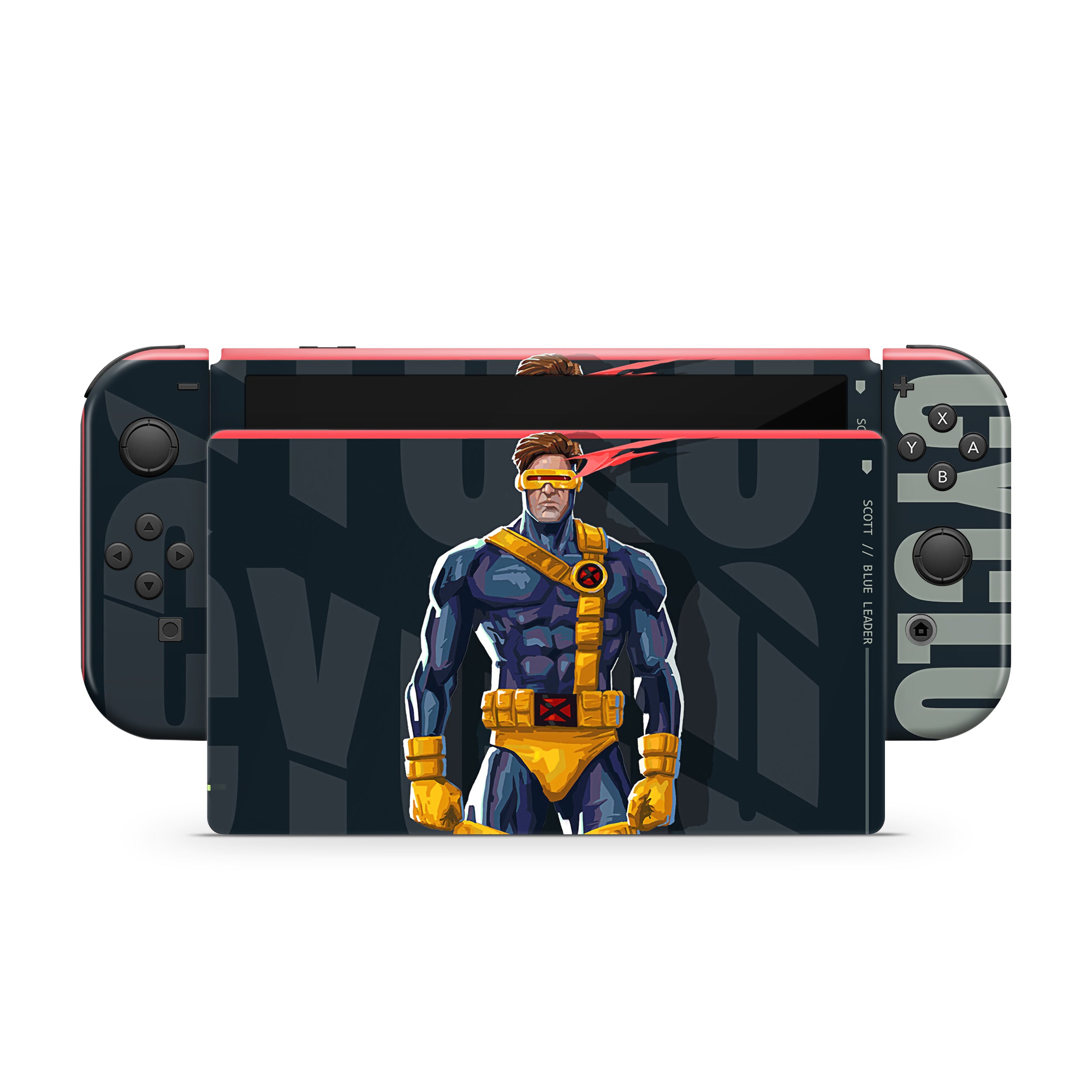 Optical Blast v11 Nintendo Switch OLED Skin - Comics-inspired design