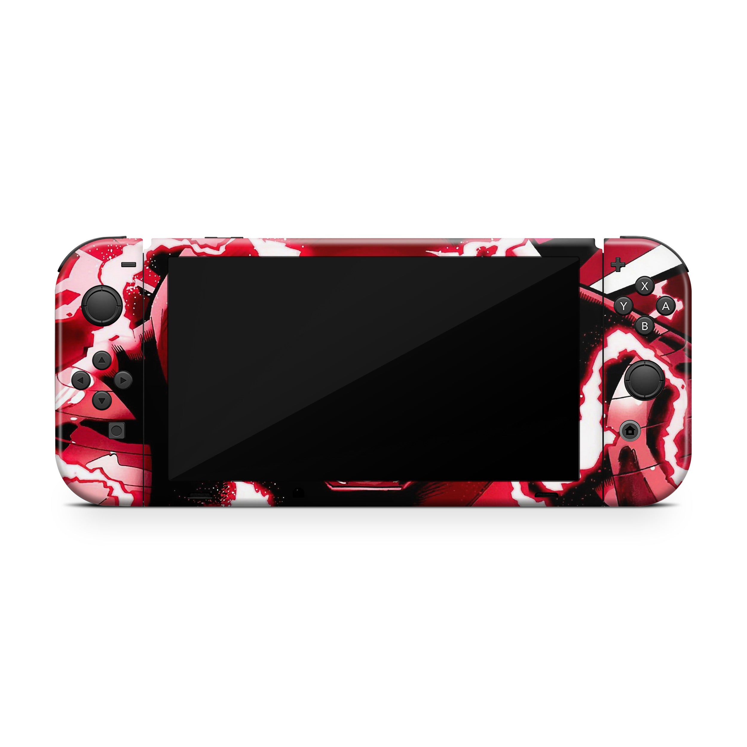 Unstoppable Titan v1 Nintendo Switch OLED Skin - Comics-inspired design