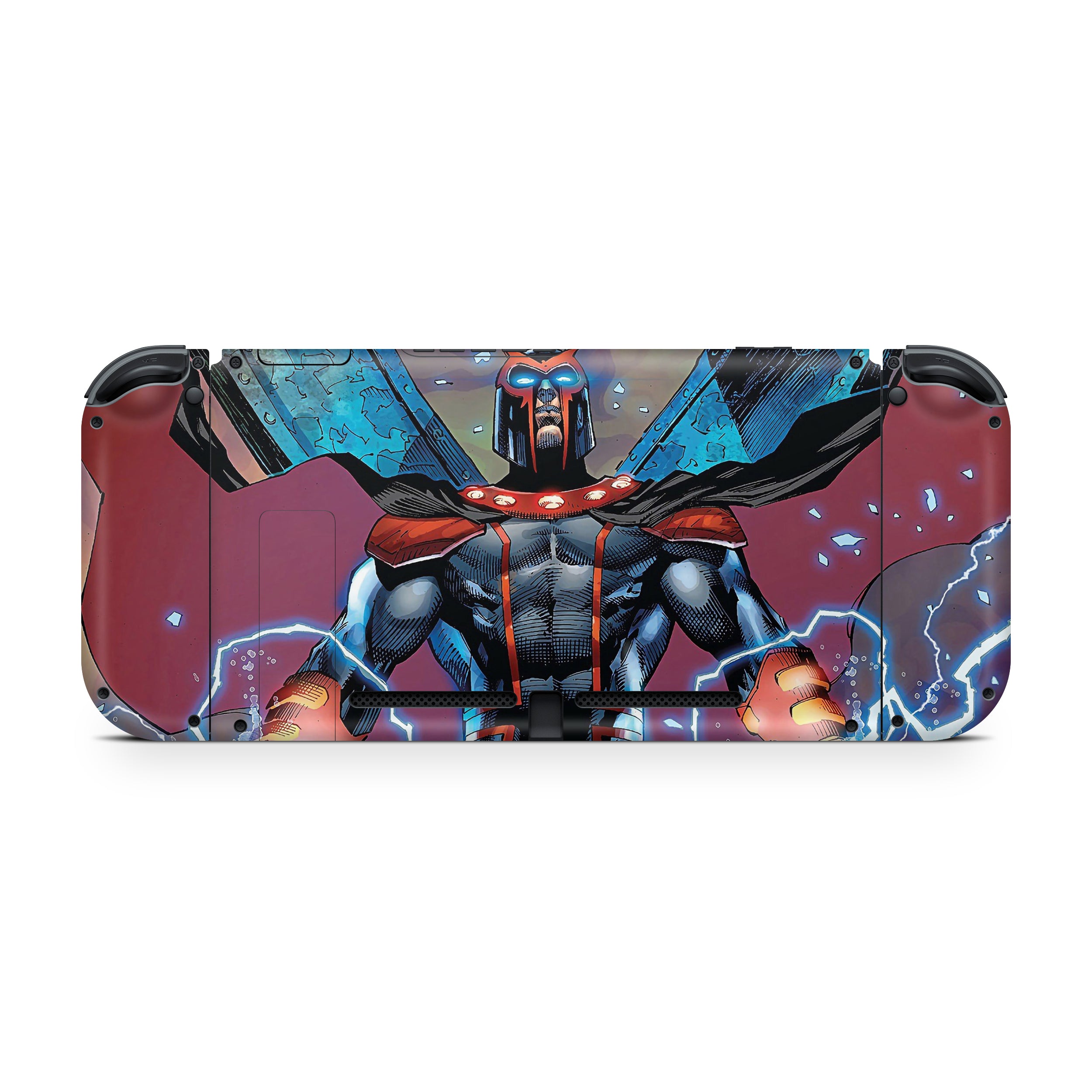 Master of Magnetism v5 Nintendo Switch OLED Skin - Comics-inspired design