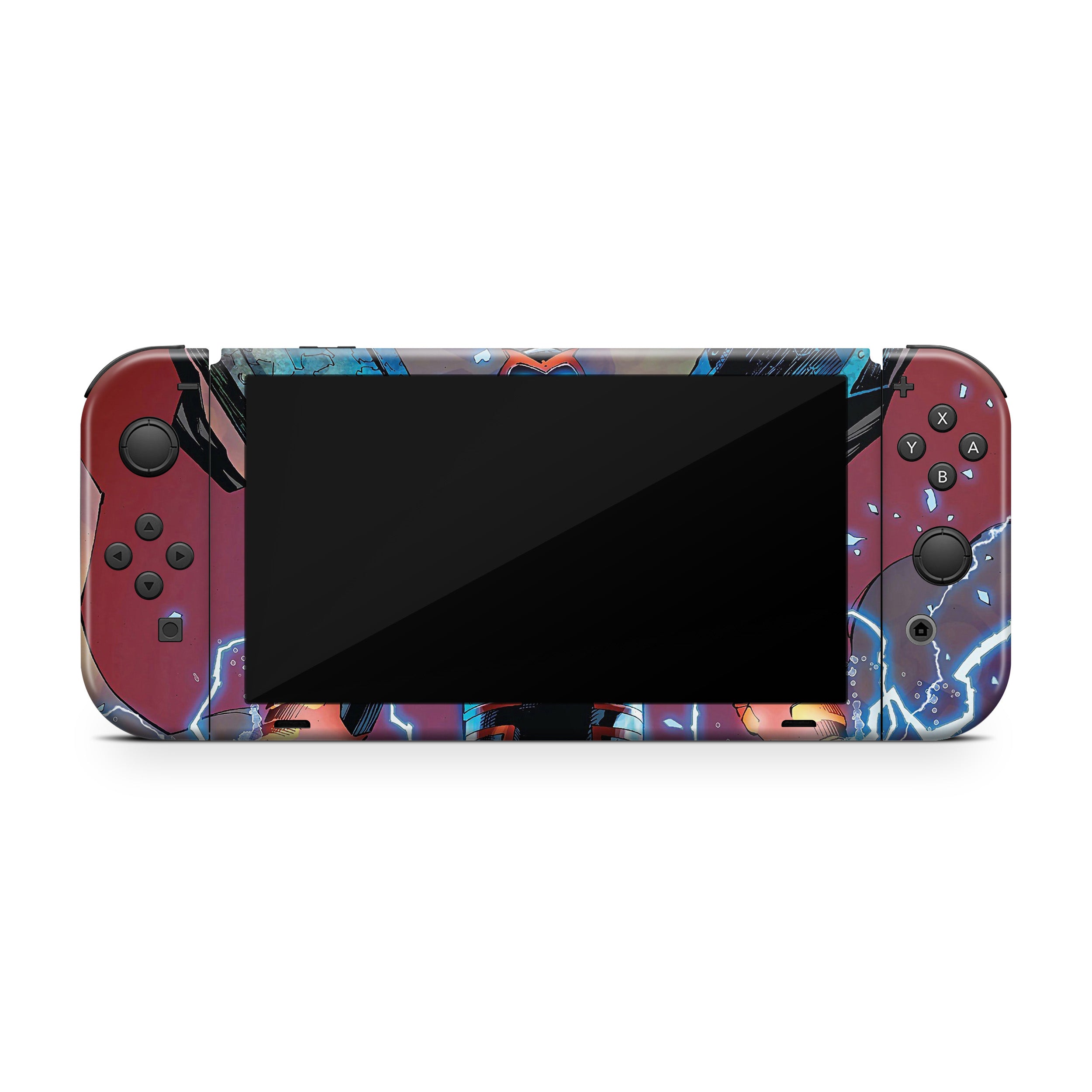 Master of Magnetism v5 Nintendo Switch OLED Skin - Comics-inspired design