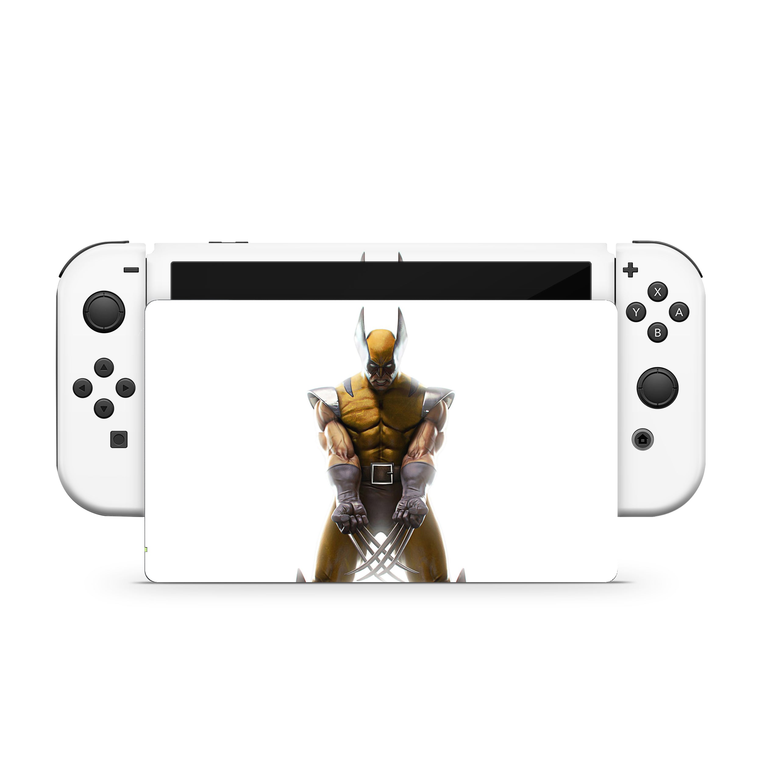 Metallic Claws v7 Nintendo Switch OLED Skin - Comics-inspired design