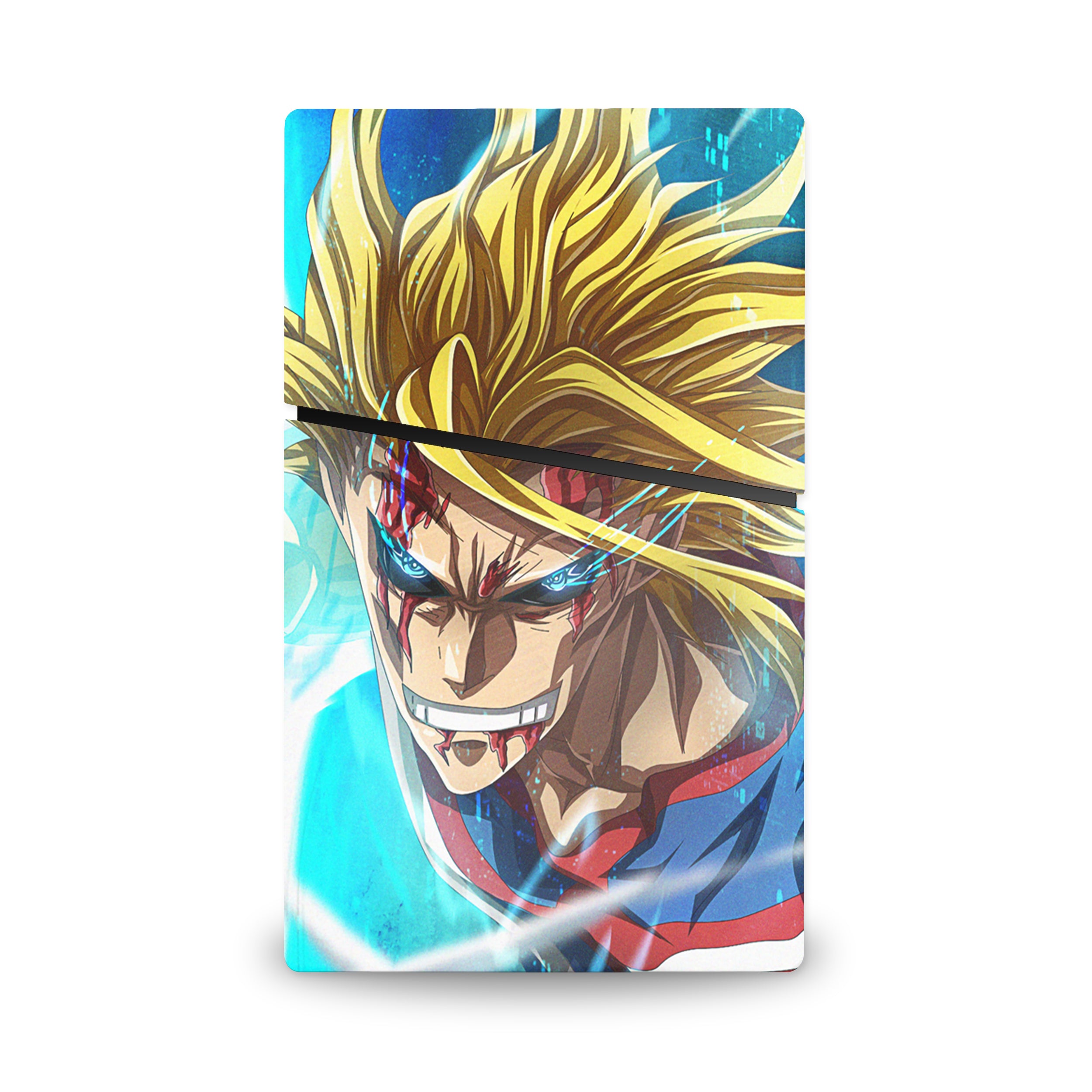 Hero of Might v3 PS5 Slim Digital Skin - Anime-inspired design
