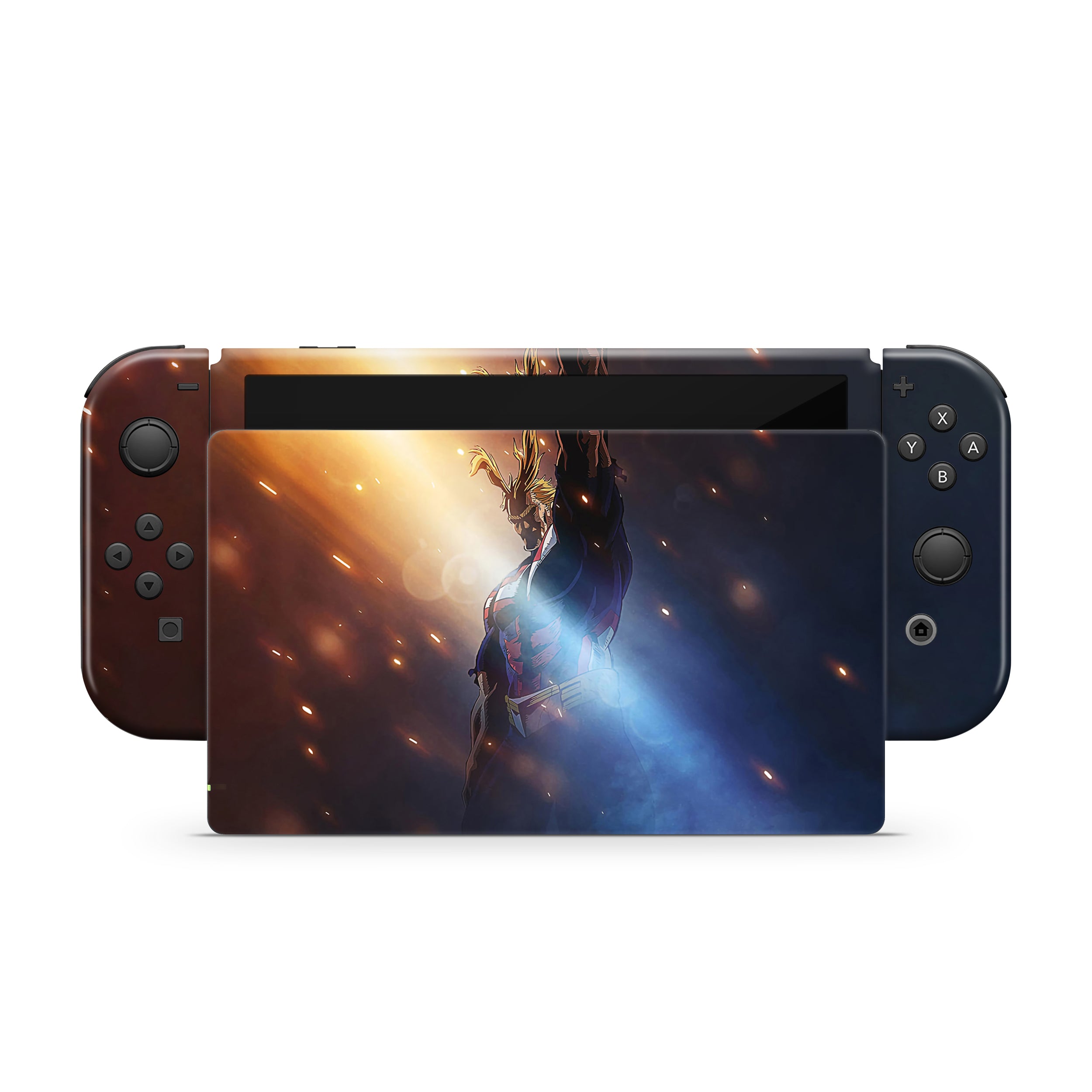 Hero of Might v4 Nintendo Switch OLED Skin - Anime-inspired design