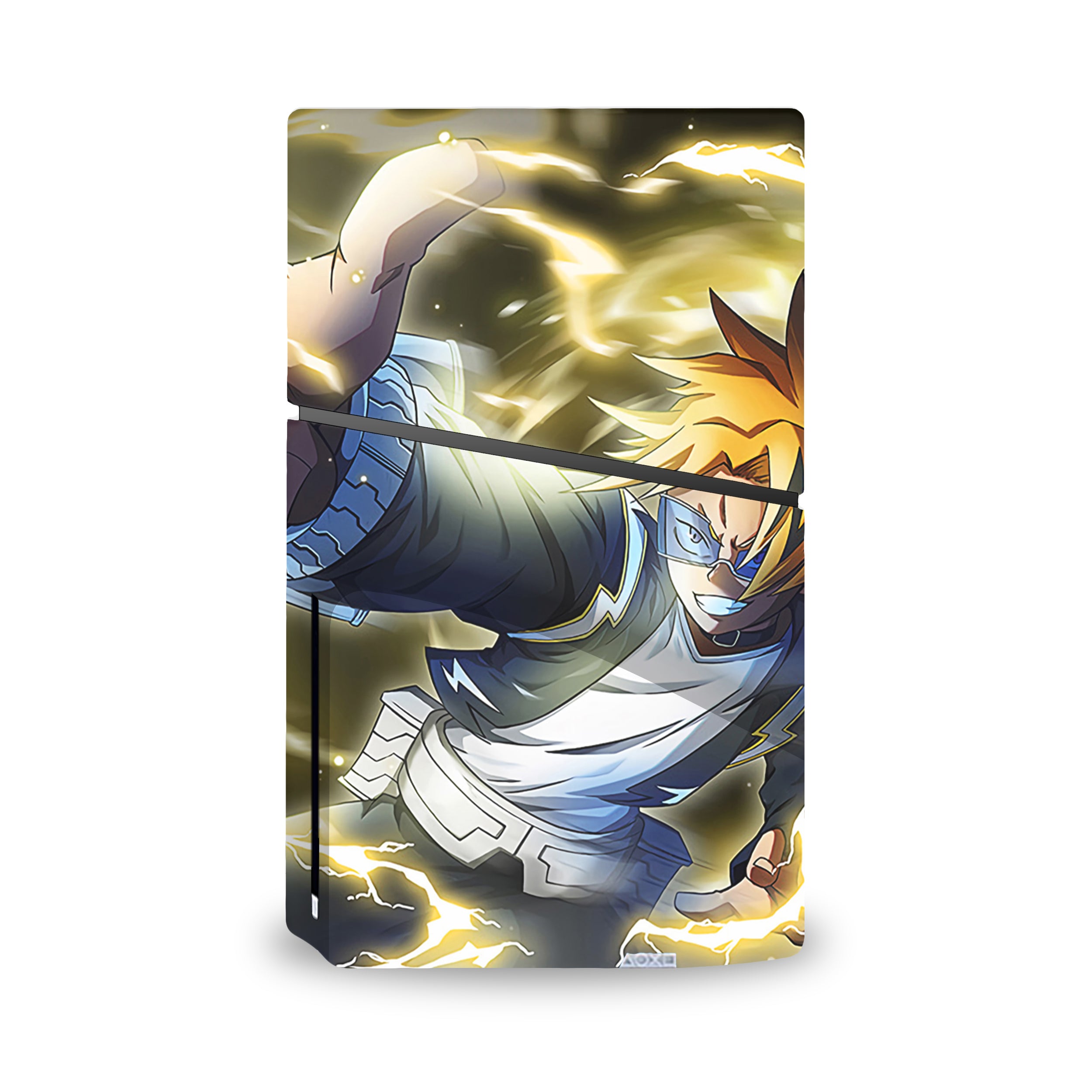 Electric Hero v1 PS5 Slim Skin - Anime-inspired design