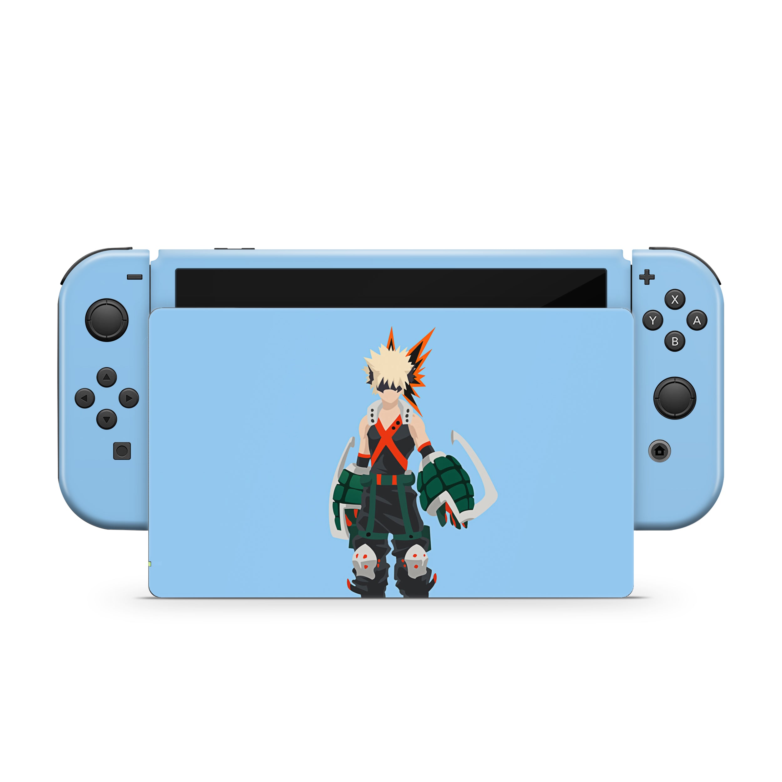 Blast Guardian v2 Nintendo Switch OLED Skin - Anime-inspired design