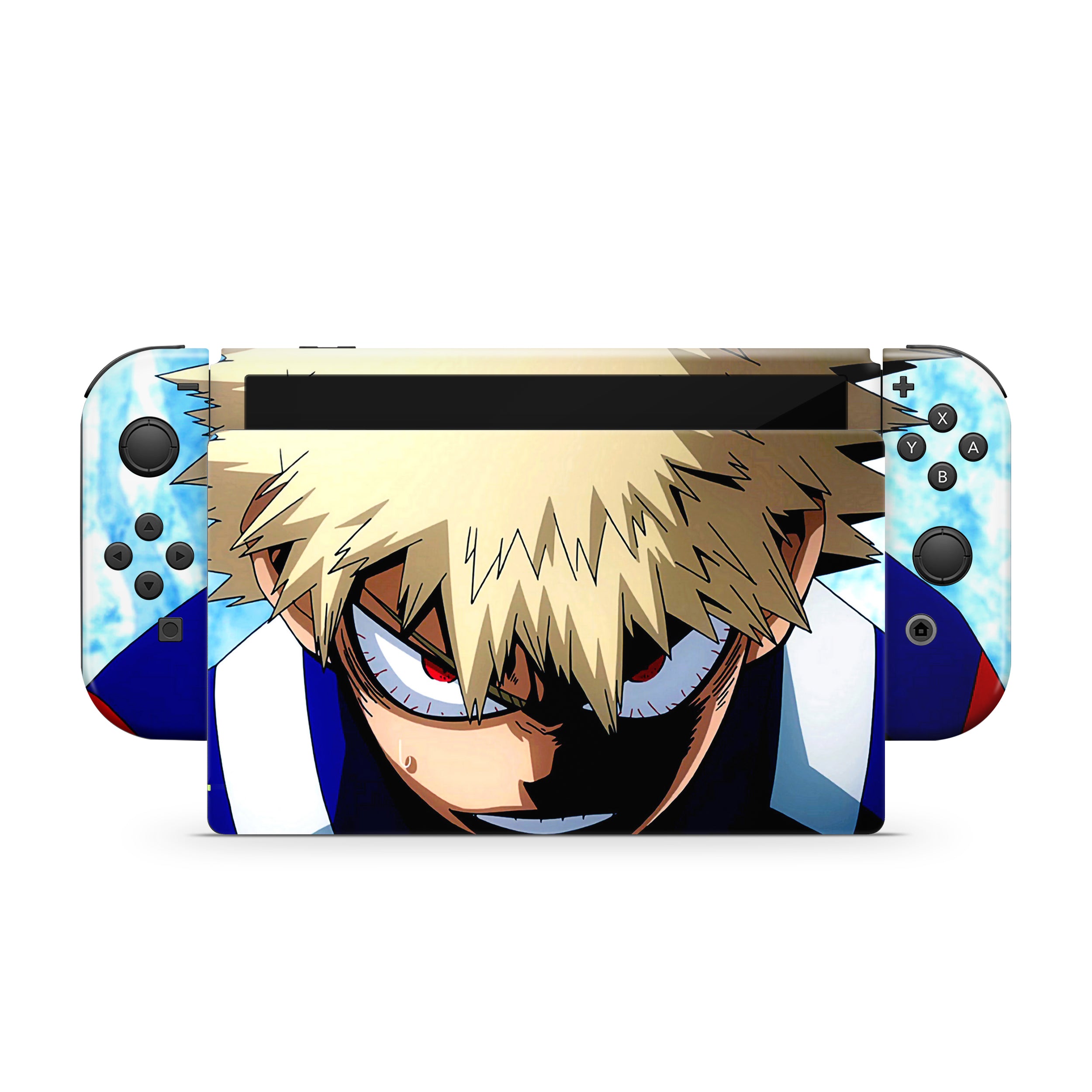 Blast Guardian v4 Nintendo Switch OLED Skin - Anime-inspired design