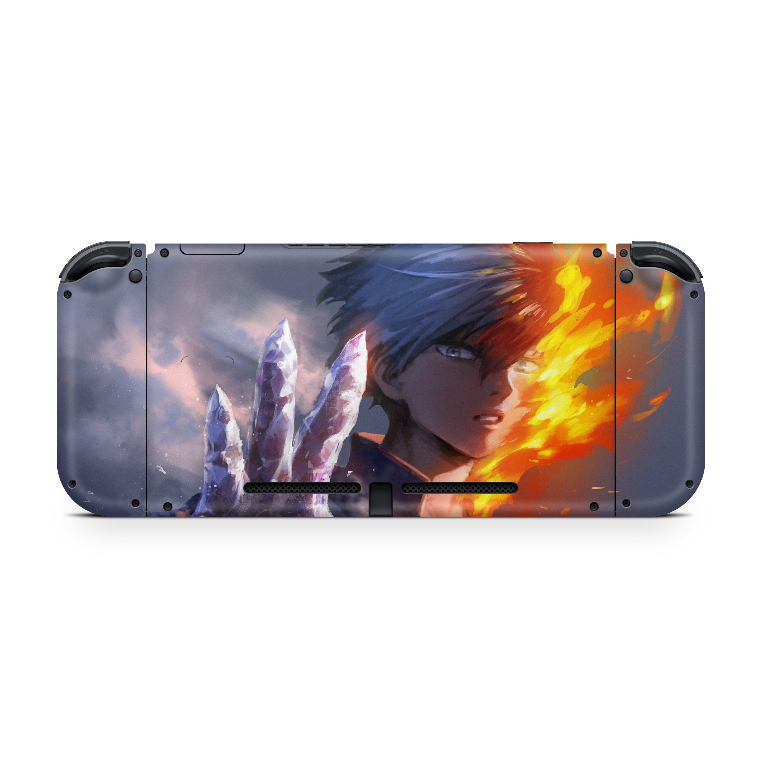 Frozen Inferno v1 Nintendo Switch Skin - Anime-inspired design