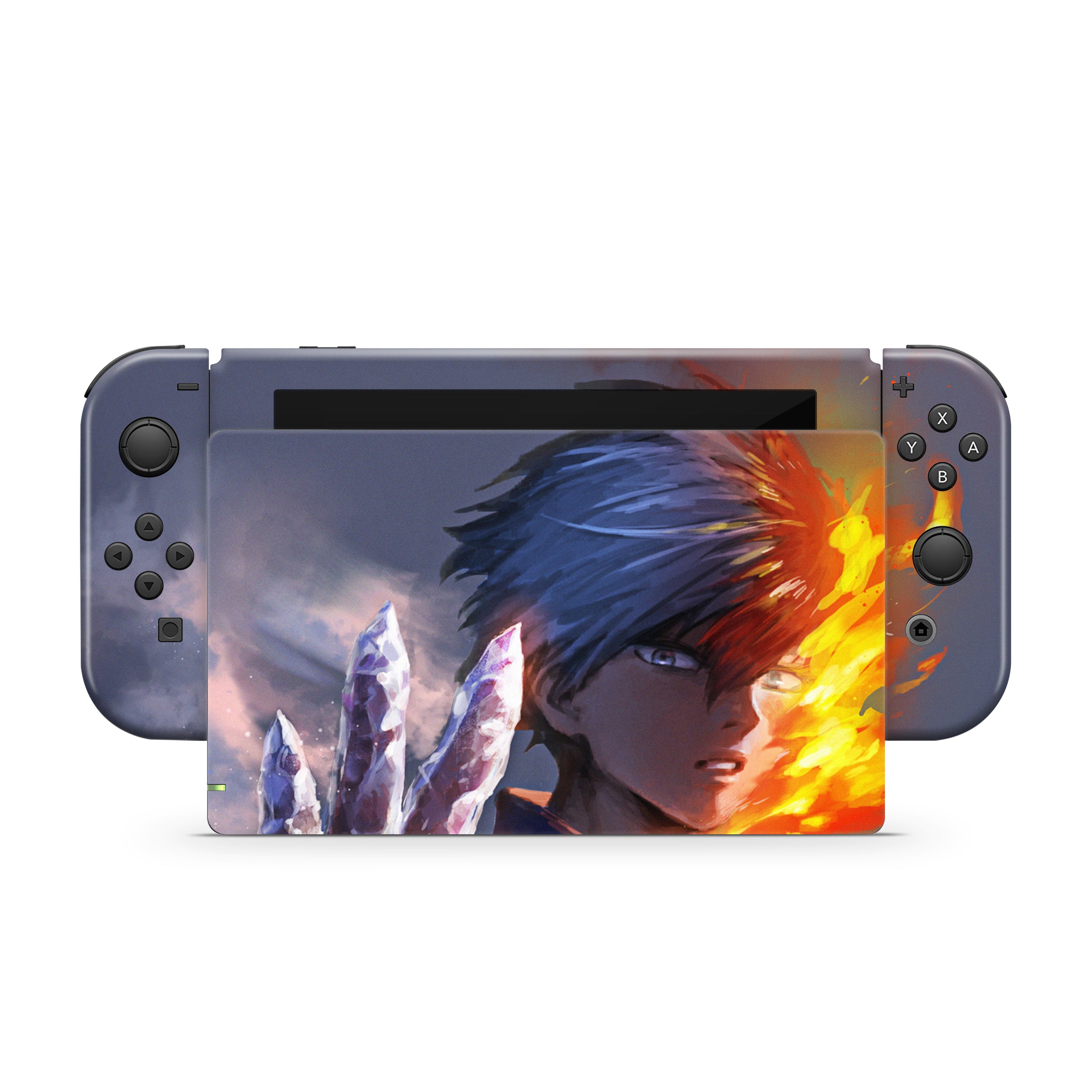 Frozen Inferno v1 Nintendo Switch Skin - Anime-inspired design