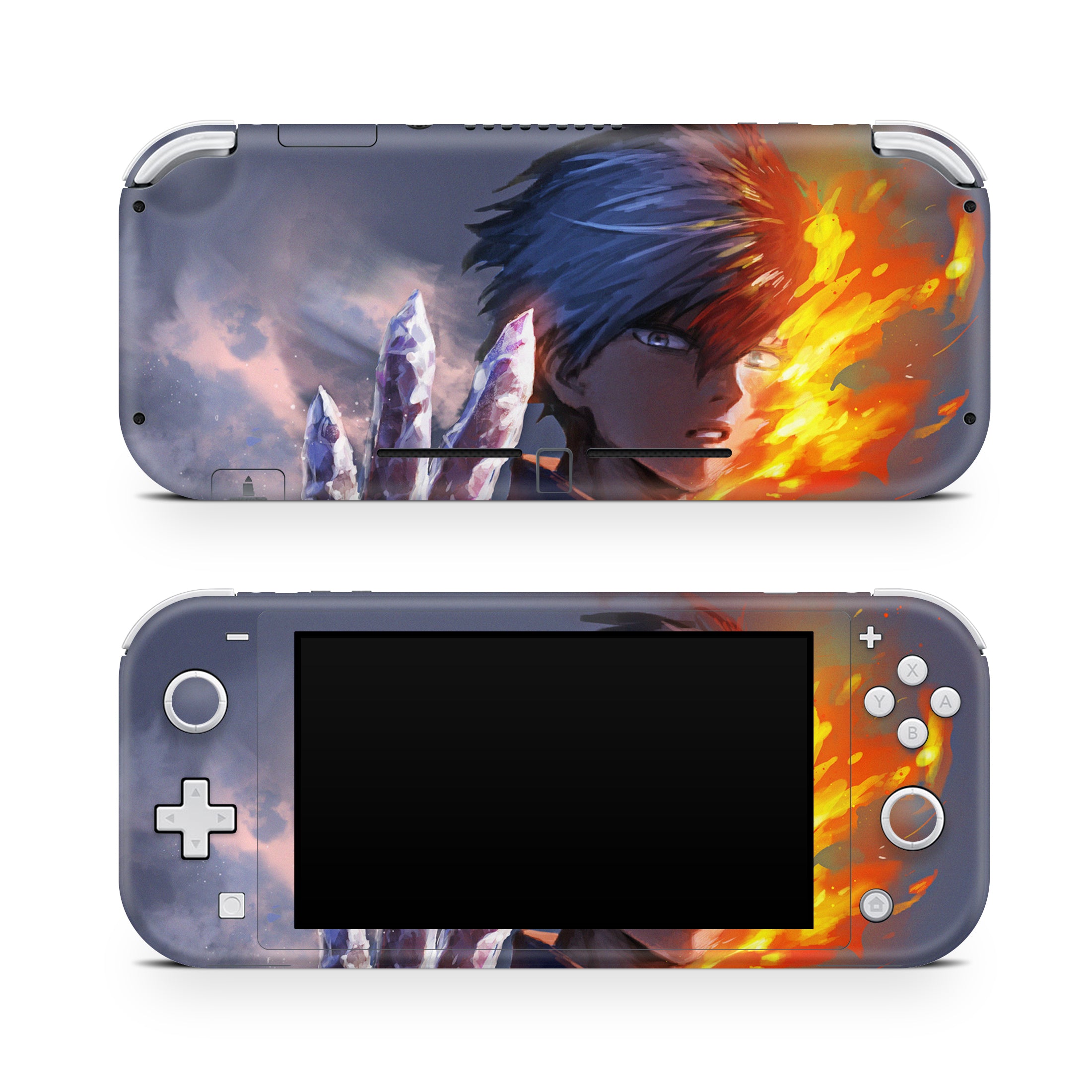 Frozen Inferno v1 Nintendo Switch Lite Skin - Anime-inspired design