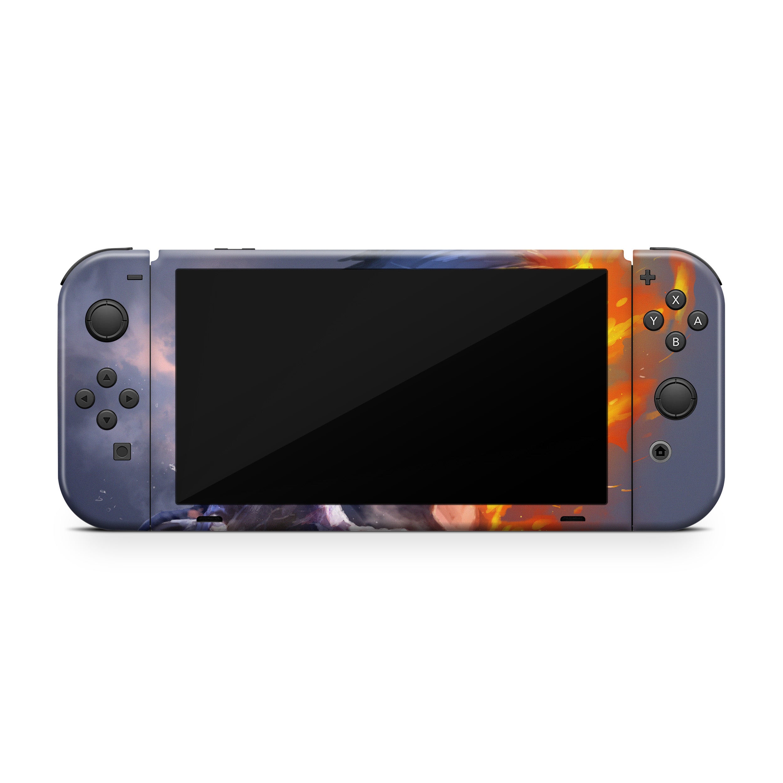 Frozen Inferno v1 Nintendo Switch OLED Skin - Anime-inspired design