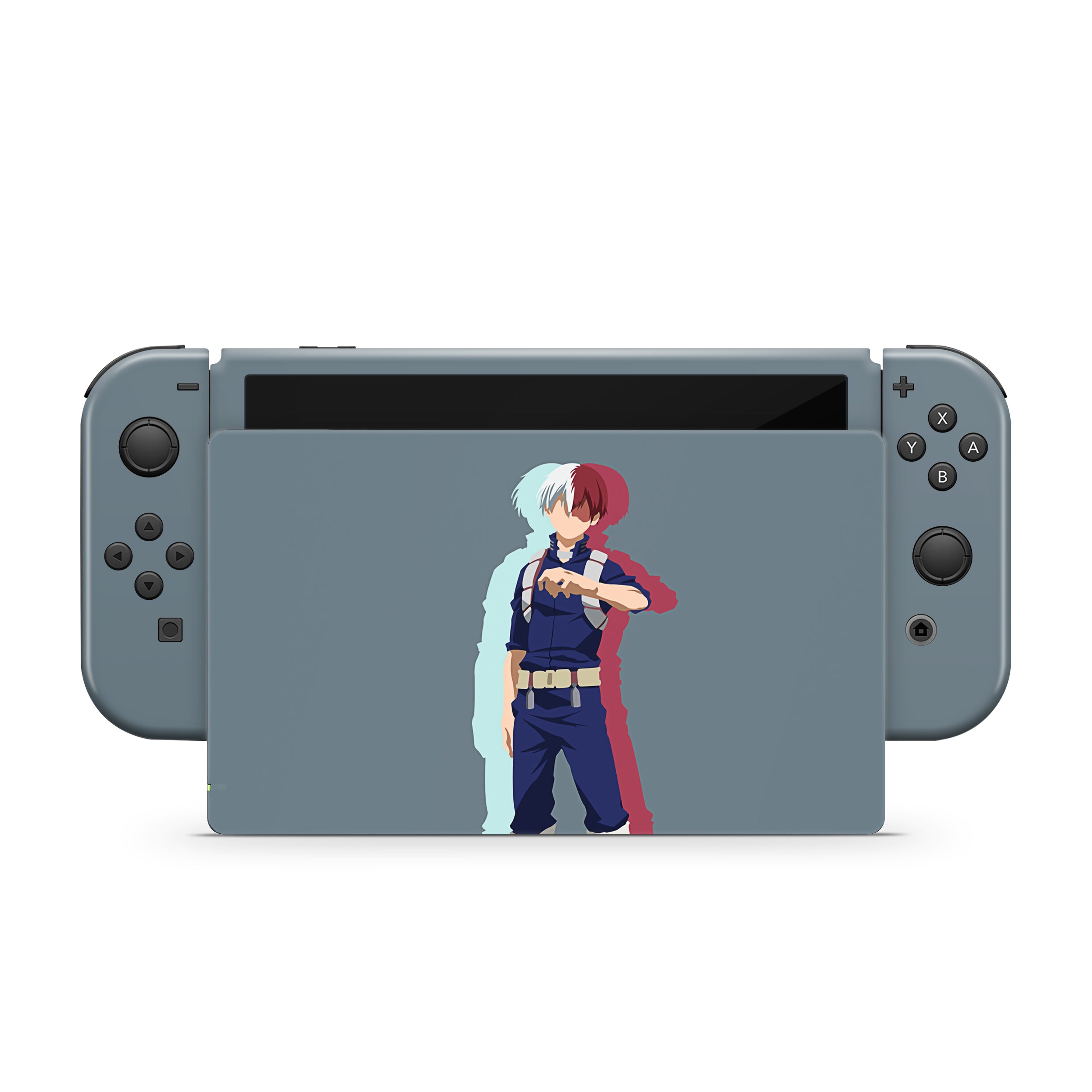 Frozen Inferno v2 Nintendo Switch OLED Skin - Anime-inspired design