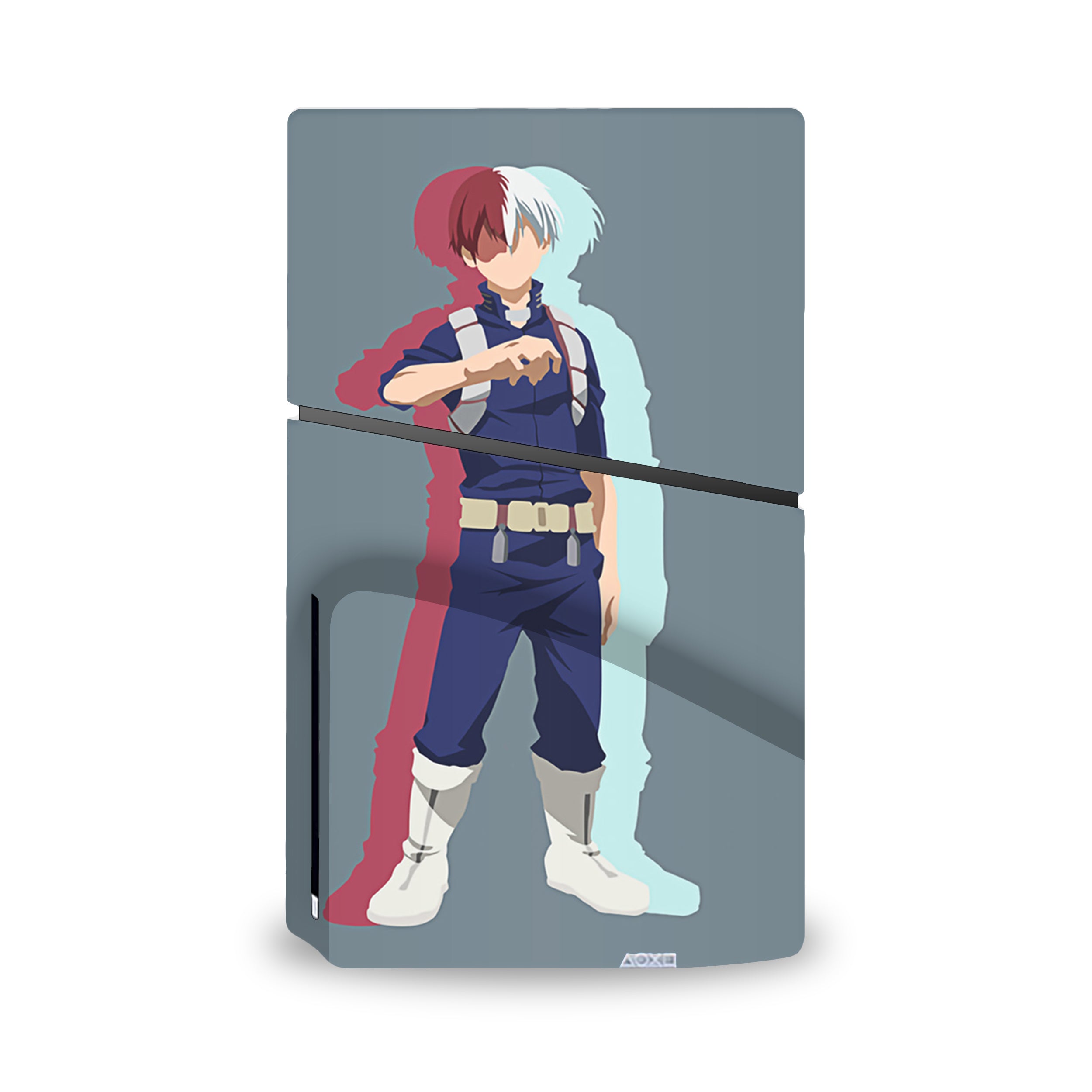 Frozen Inferno v2 PS5 Slim Skin - Anime-inspired design