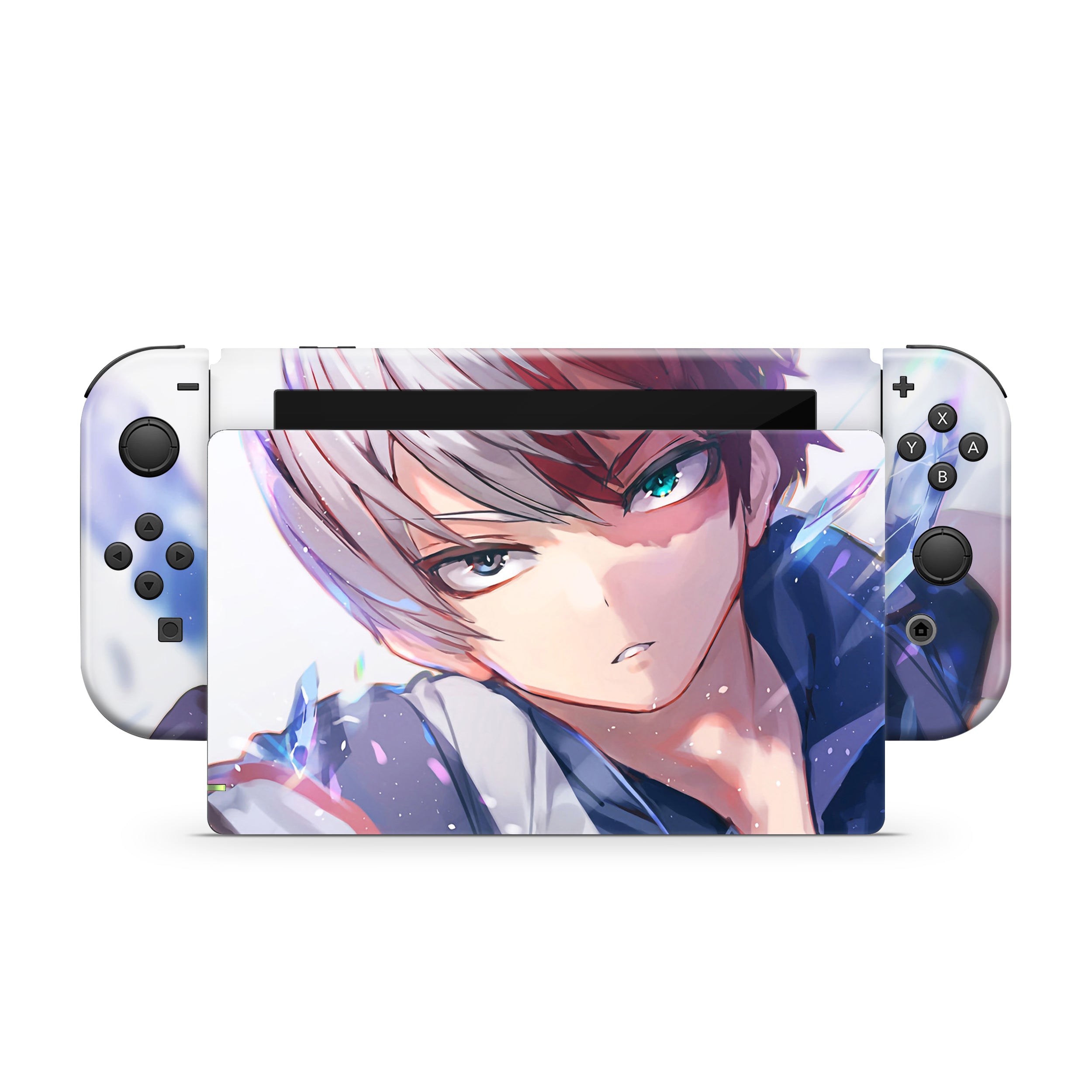 Frozen Inferno v3 Nintendo Switch Skin - Anime-inspired design