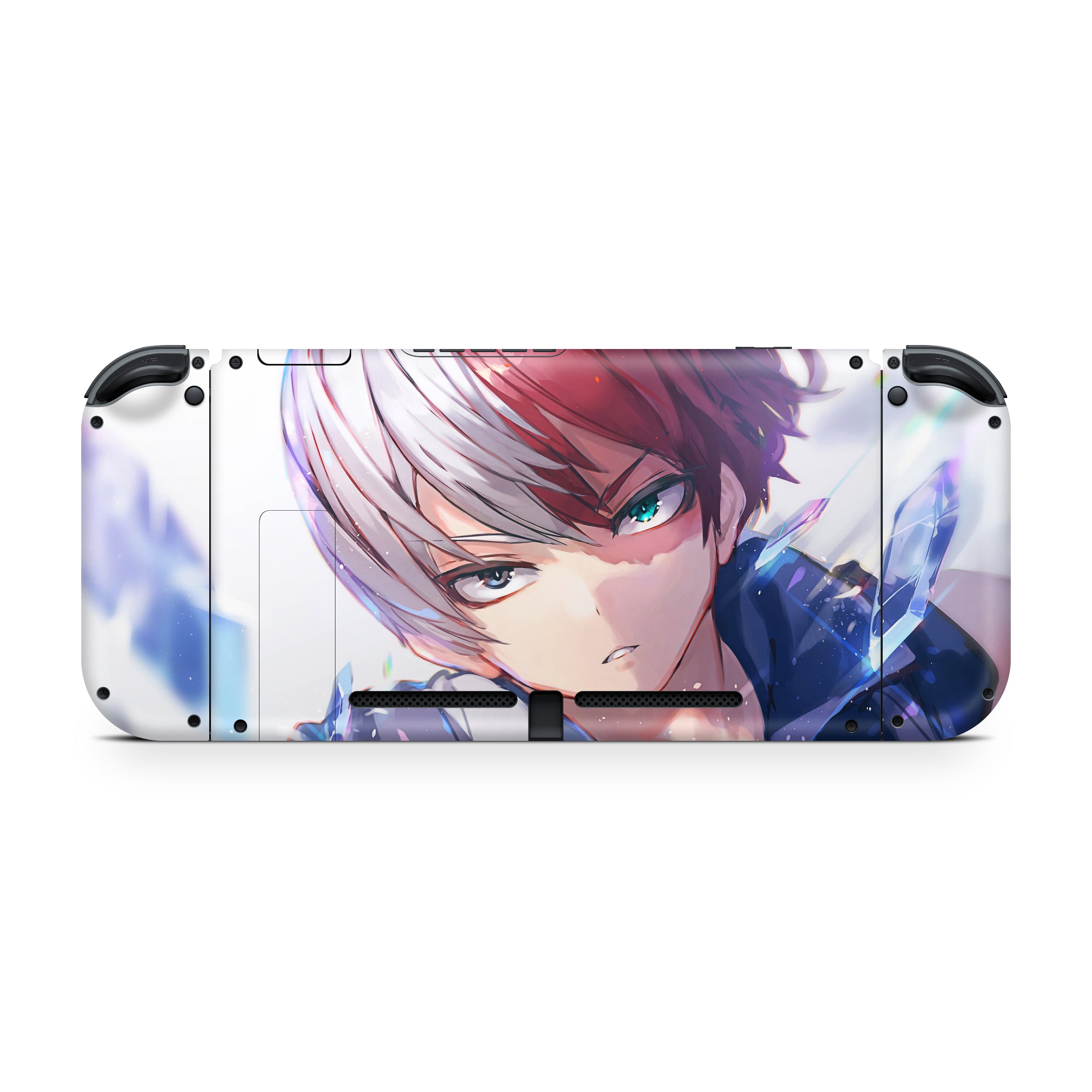 Frozen Inferno v3 Nintendo Switch OLED Skin - Anime-inspired design