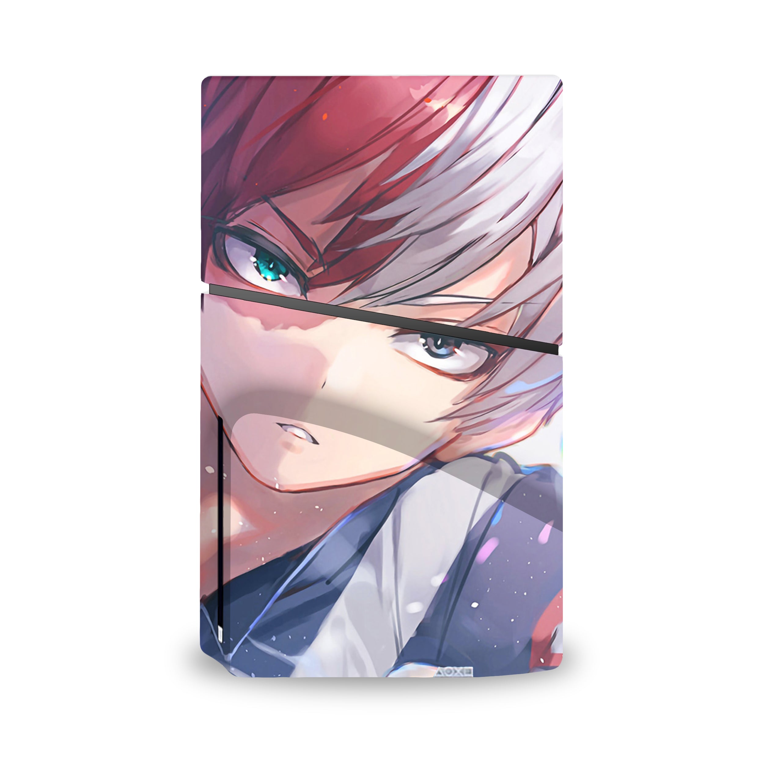 Frozen Inferno v3 PS5 Slim Skin - Anime-inspired design