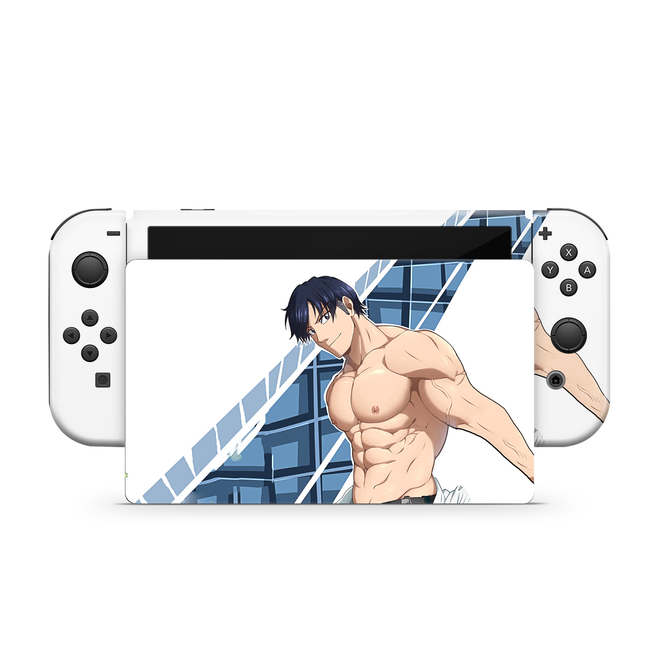 Speedforce Hero v1 Nintendo Switch OLED Skin - Anime-inspired design