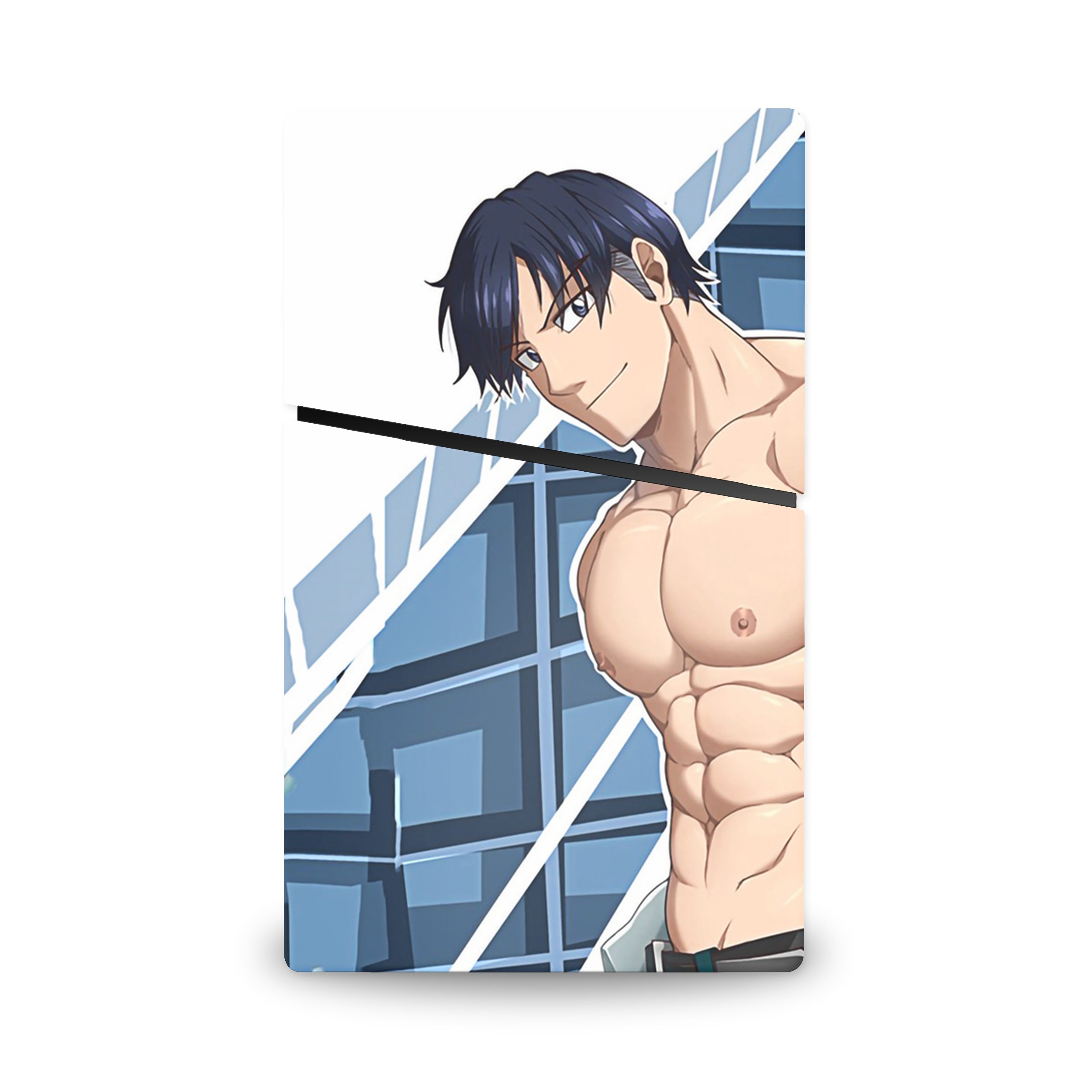 Speedforce Hero v1 PS5 Slim Digital Skin - Anime-inspired design
