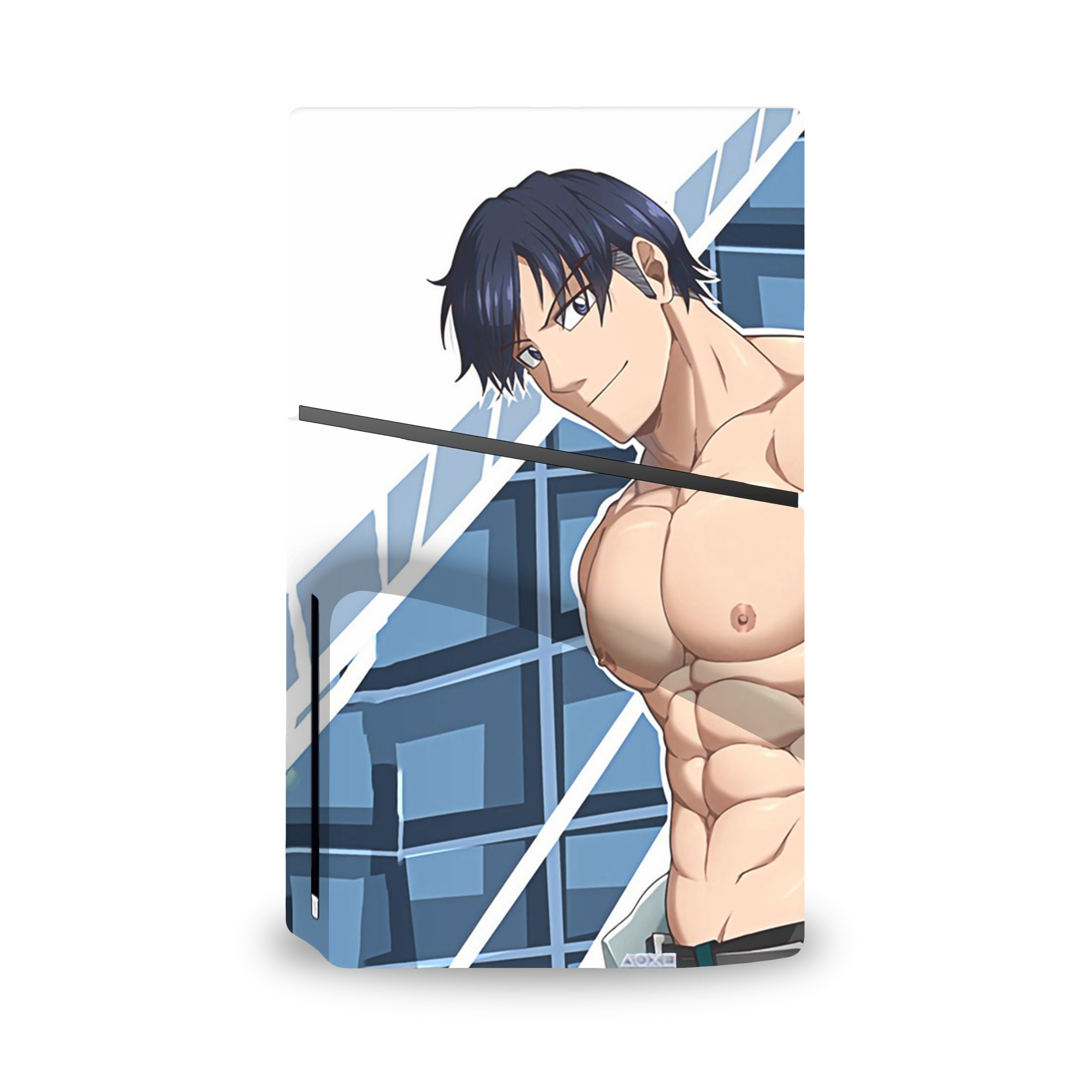 Speedforce Hero v1 PS5 Slim Skin - Anime-inspired design