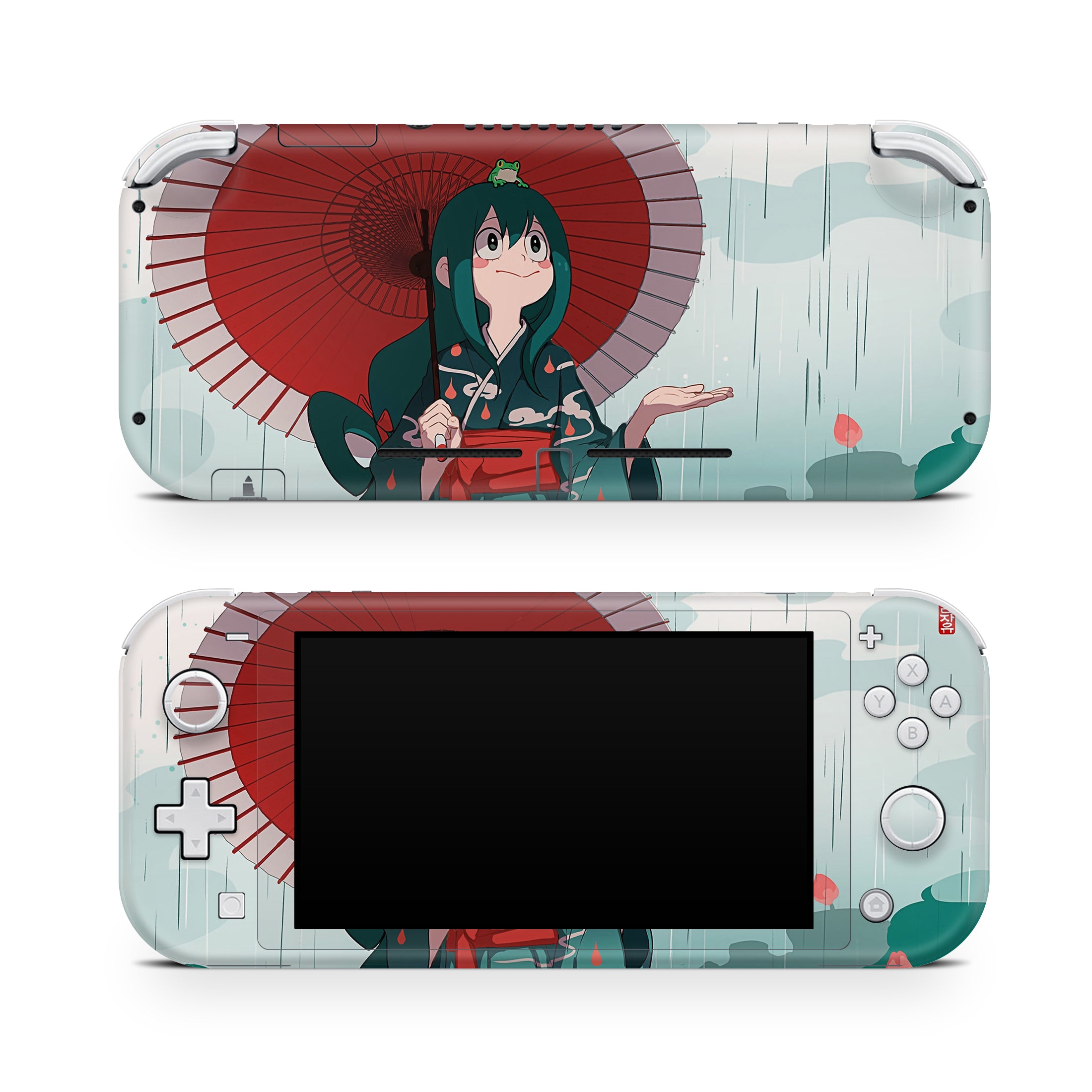Frog Warrior v1 Nintendo Switch Lite Skin - Anime-inspired design