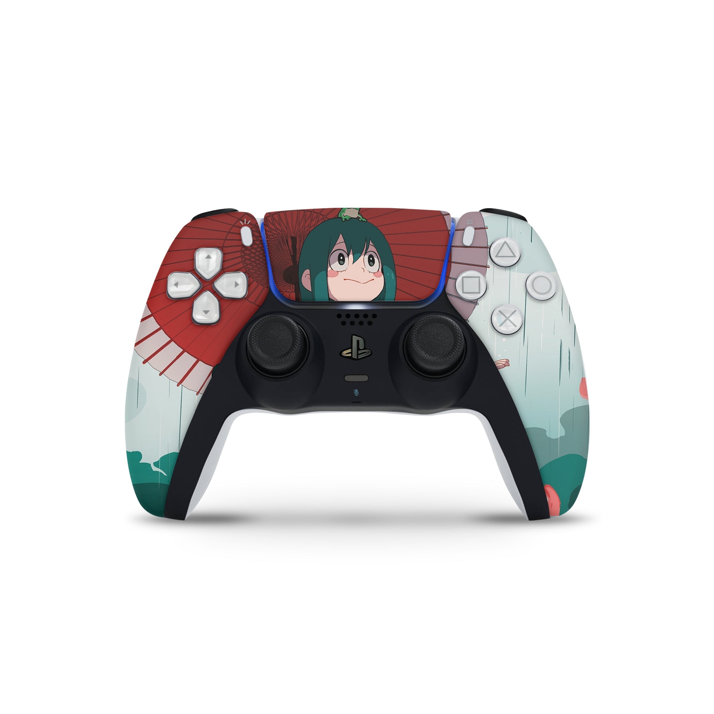 Frog Warrior v1 PS5 Controller Skin - Anime-inspired design