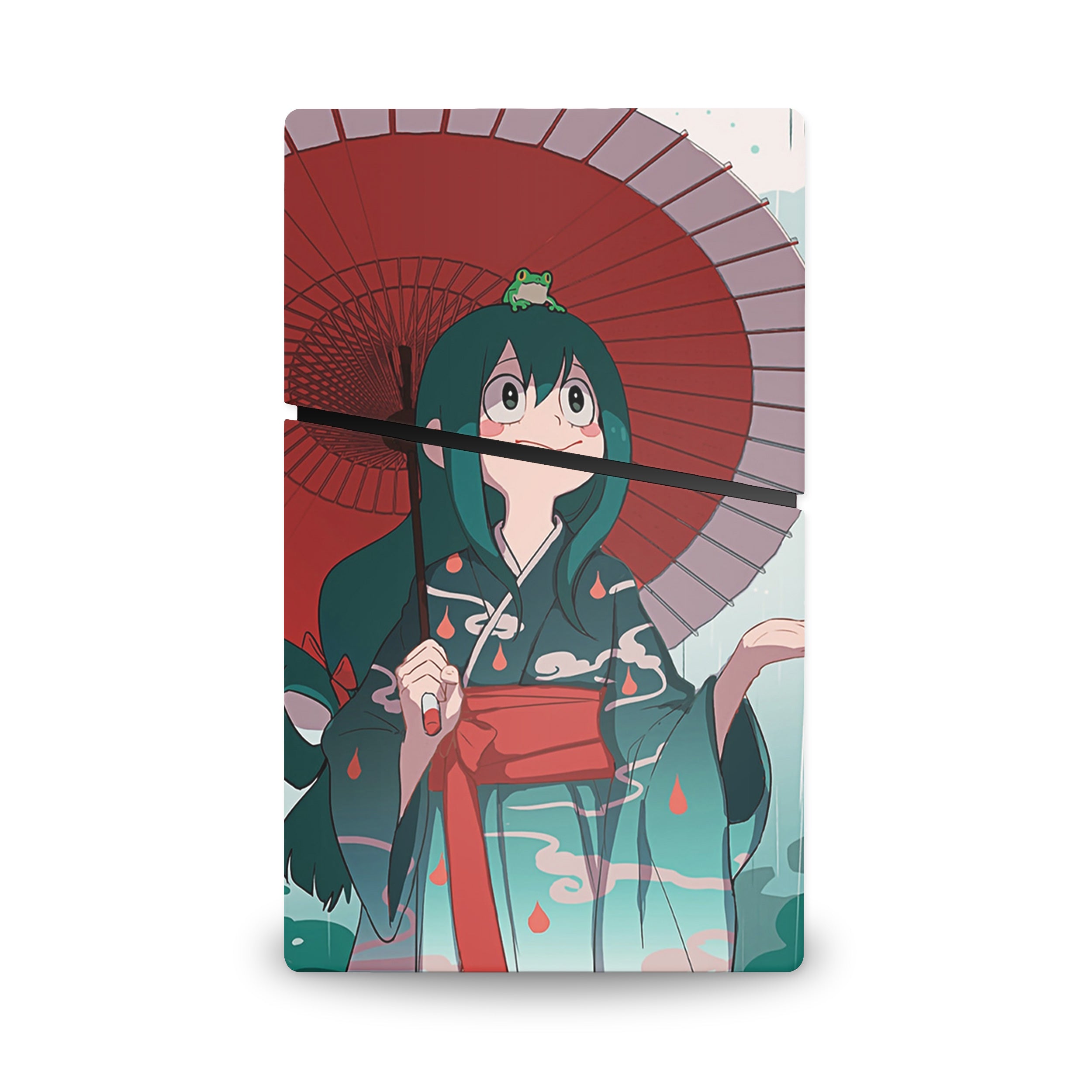 Frog Warrior v1 PS5 Slim Digital Skin - Anime-inspired design