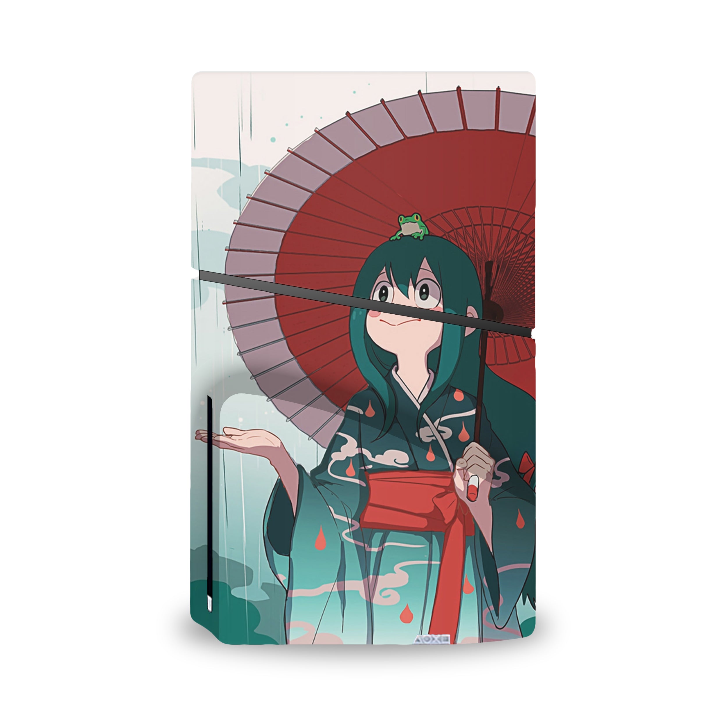 Frog Warrior v1 PS5 Slim Skin - Anime-inspired design