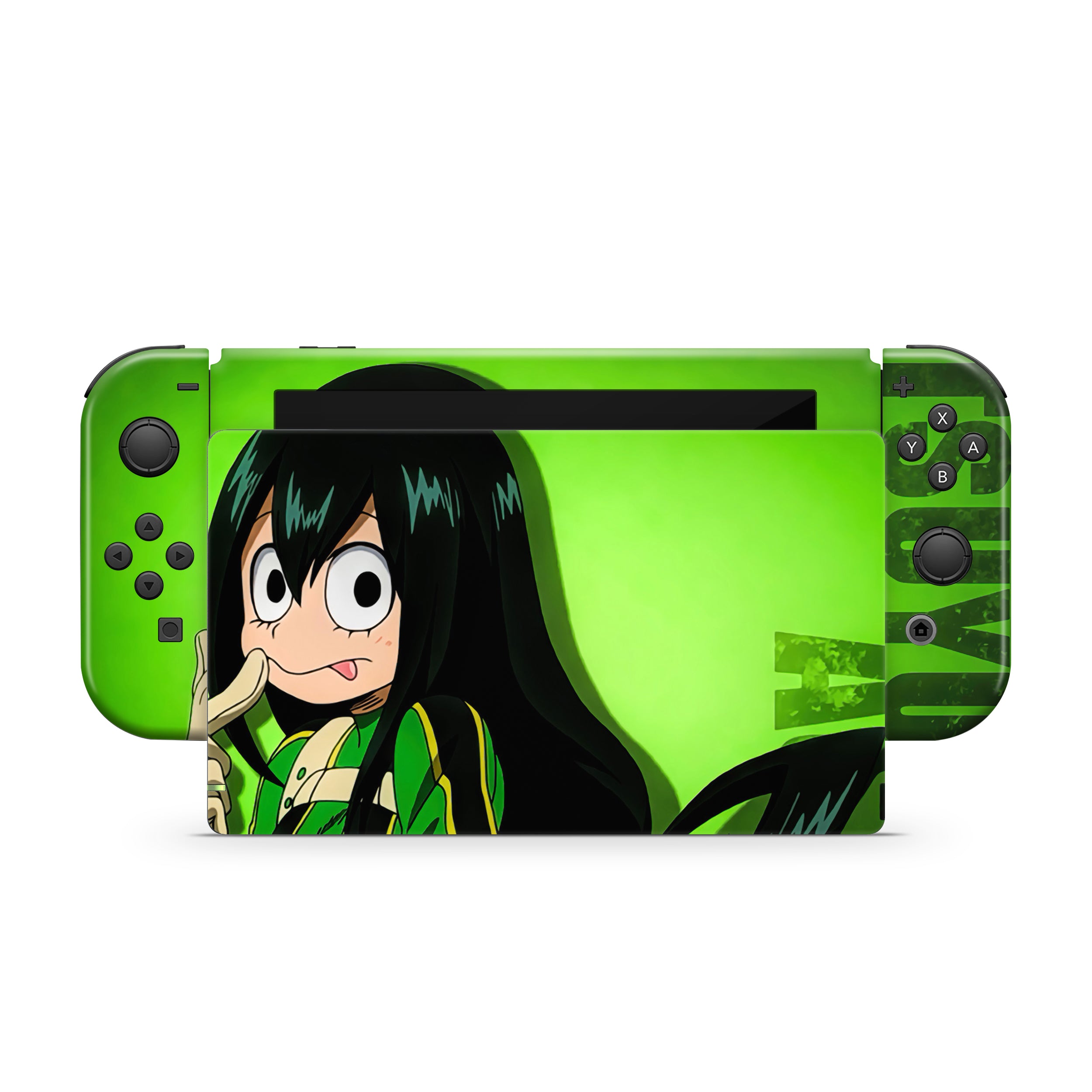 Frog Warrior v2 Nintendo Switch Skin - Anime-inspired design