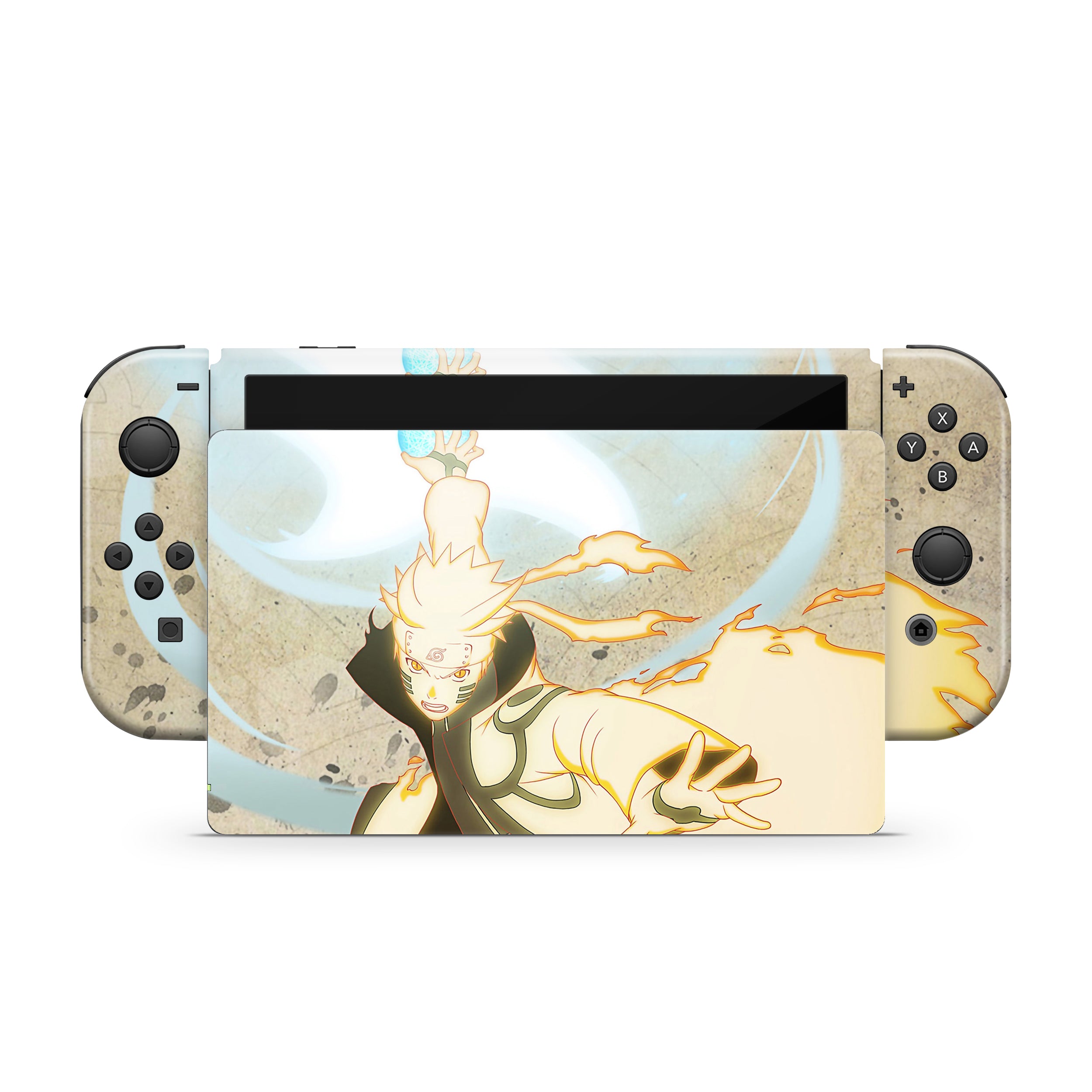 Shinobi Hero v4 Nintendo Switch OLED Skin - Anime-inspired design
