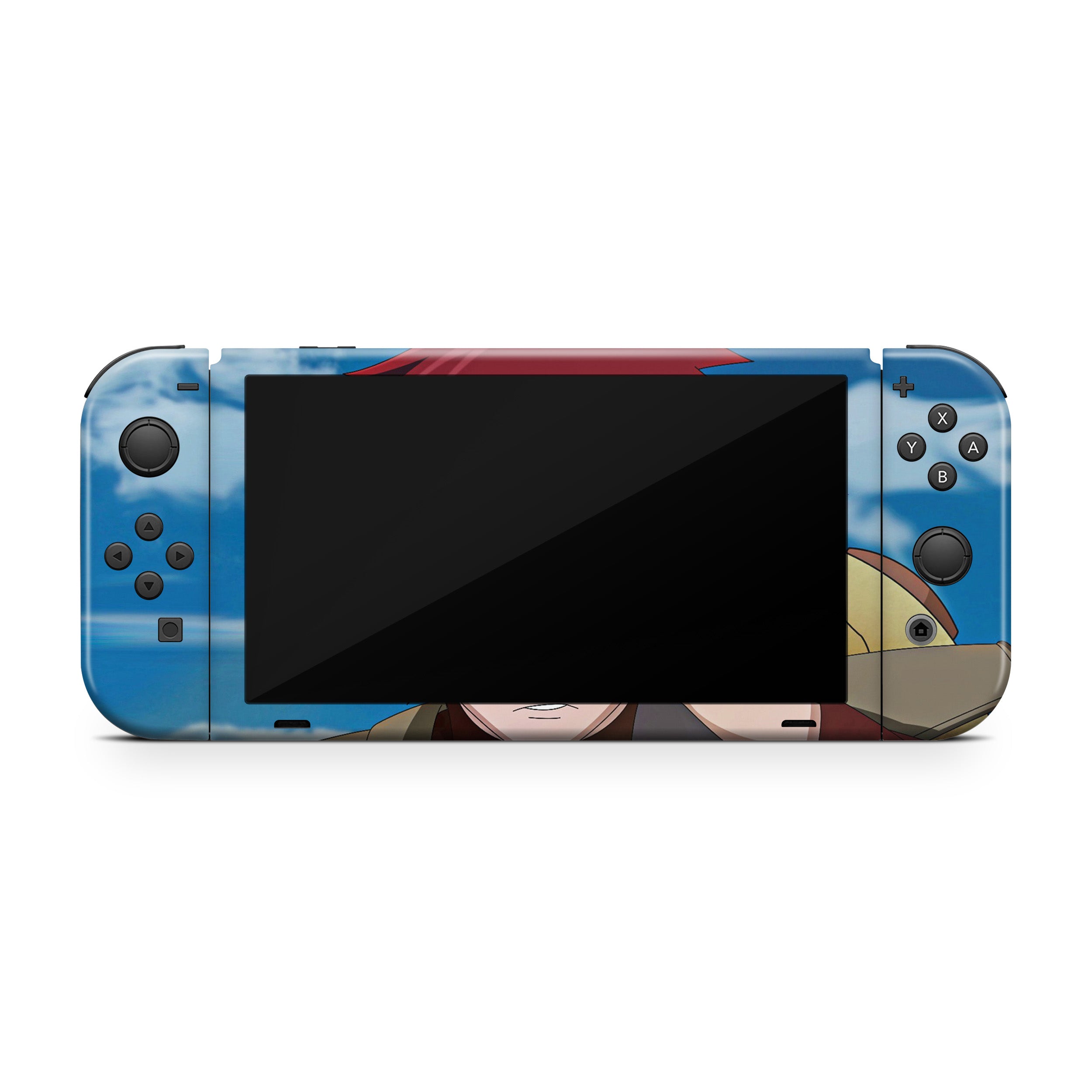 Sand Mirage v1 Nintendo Switch OLED Skin - Anime-inspired design