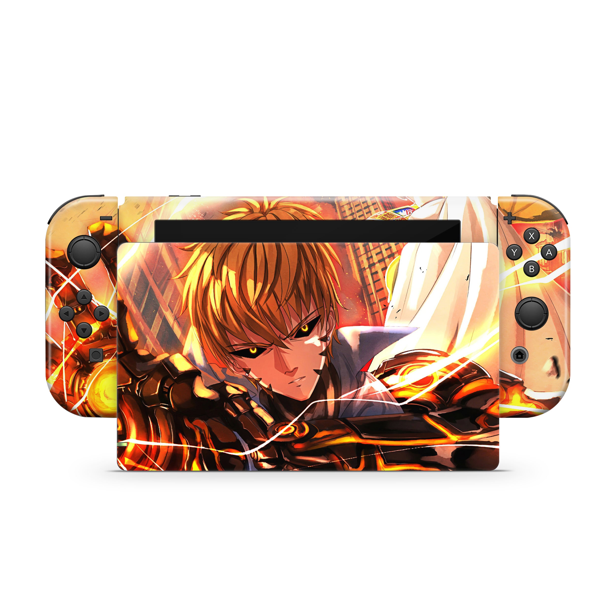 Cybernetic Warrior v1 Nintendo Switch Skin - Anime-inspired design