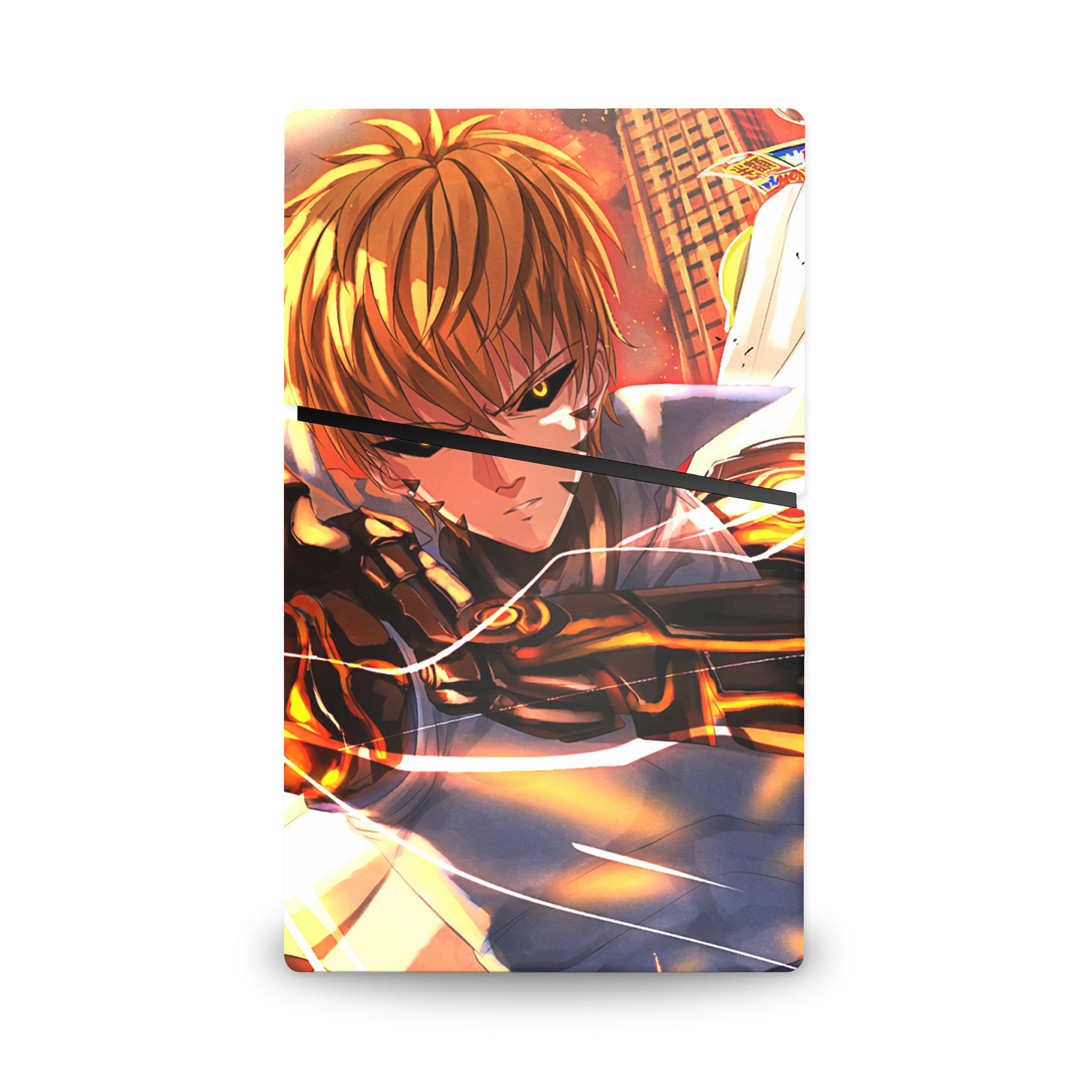 Cybernetic Warrior v1 PS5 Slim Digital Skin - Anime-inspired design