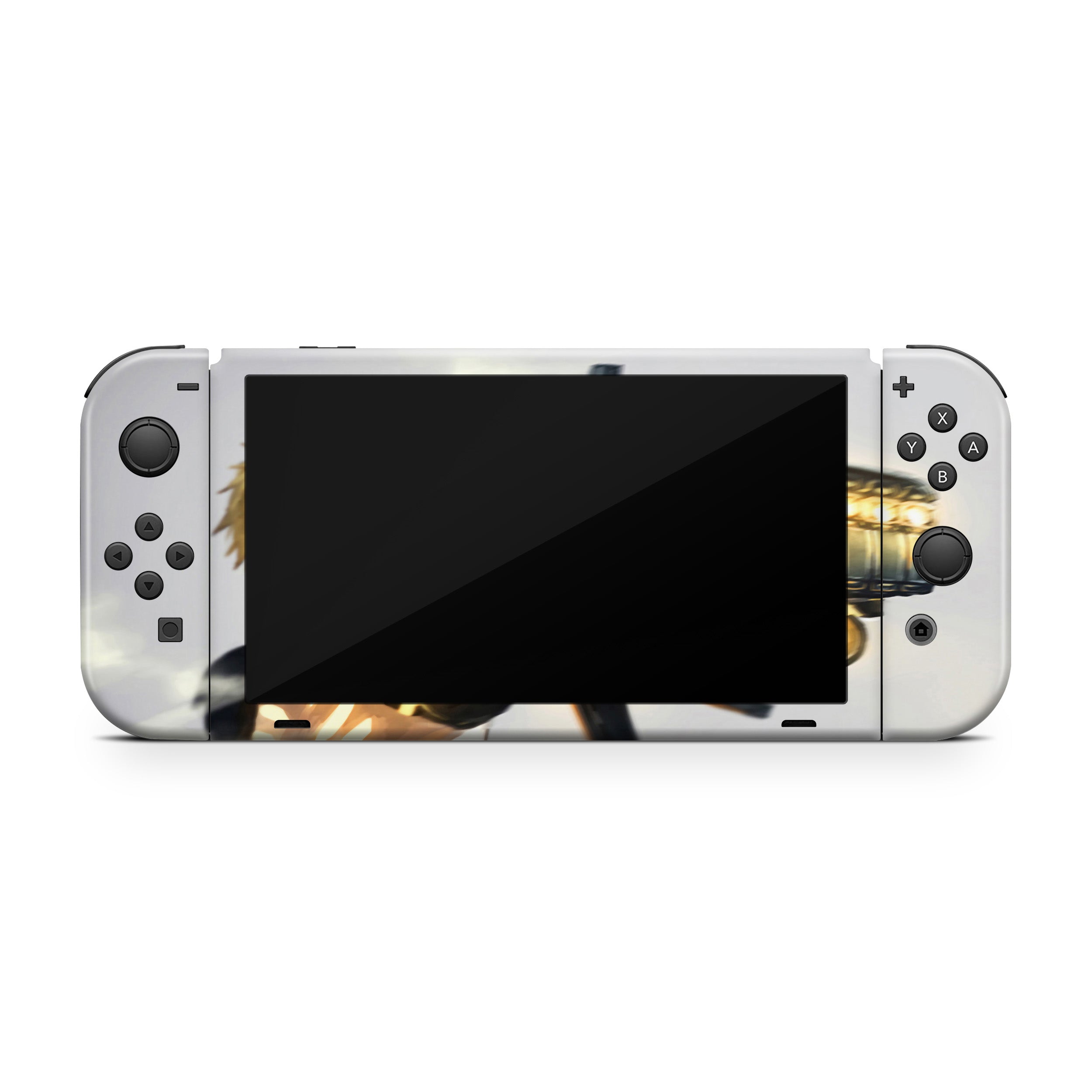 Cybernetic Warrior v3 Nintendo Switch OLED Skin - Anime-inspired design