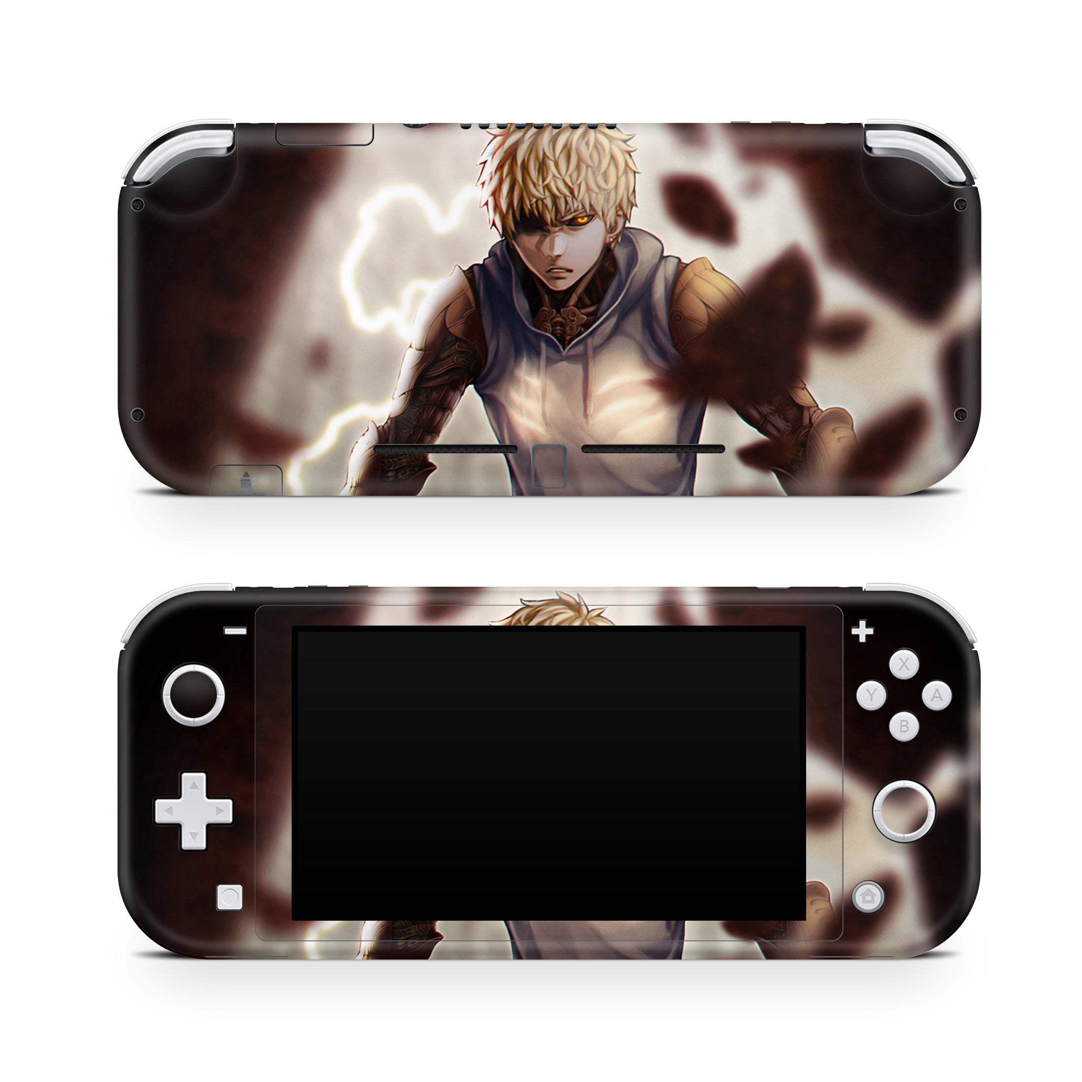 Cybernetic Warrior v4 Nintendo Switch Lite Skin - Anime-inspired design