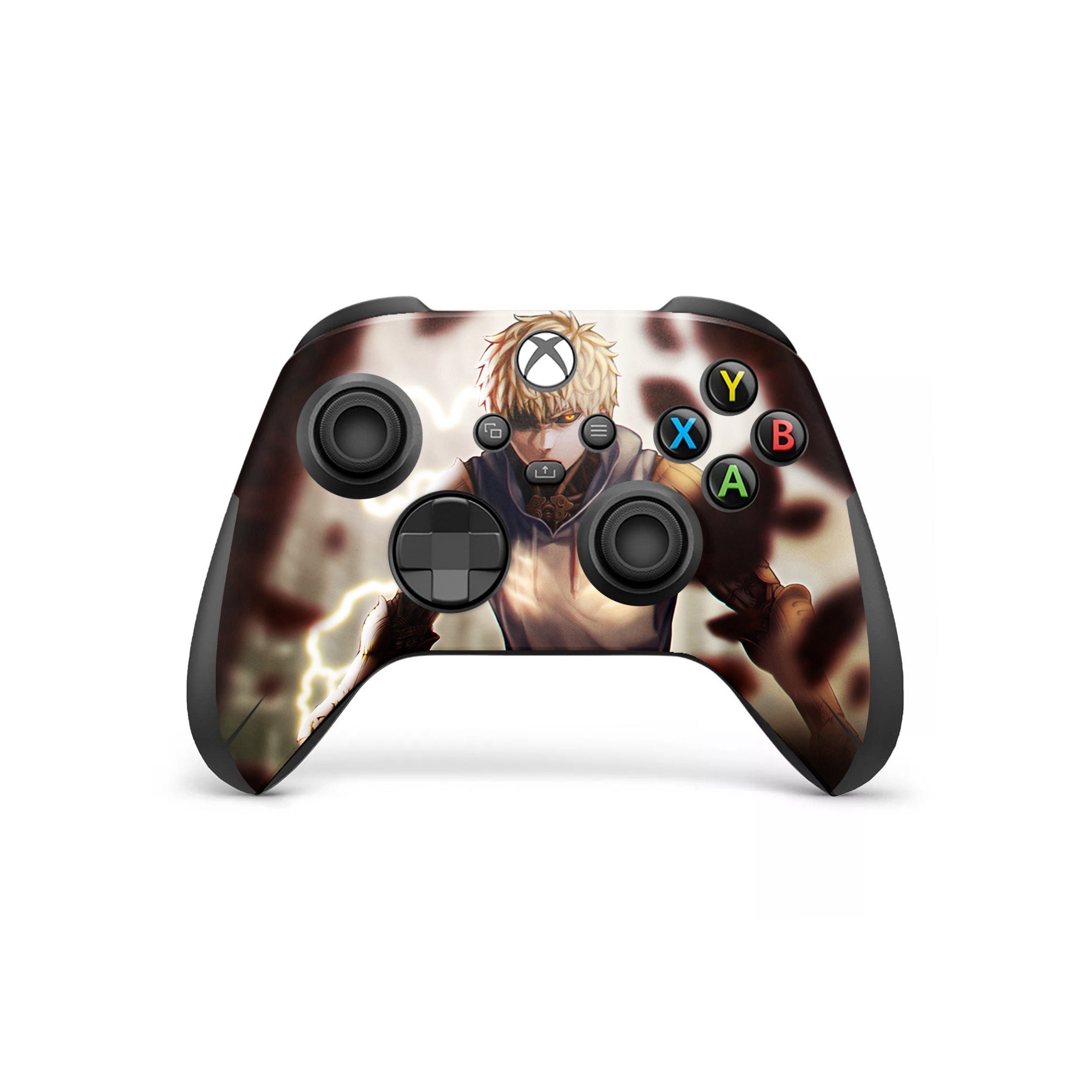 Cybernetic Warrior v4 Xbox Series Controller Skin - Anime-inspired design
