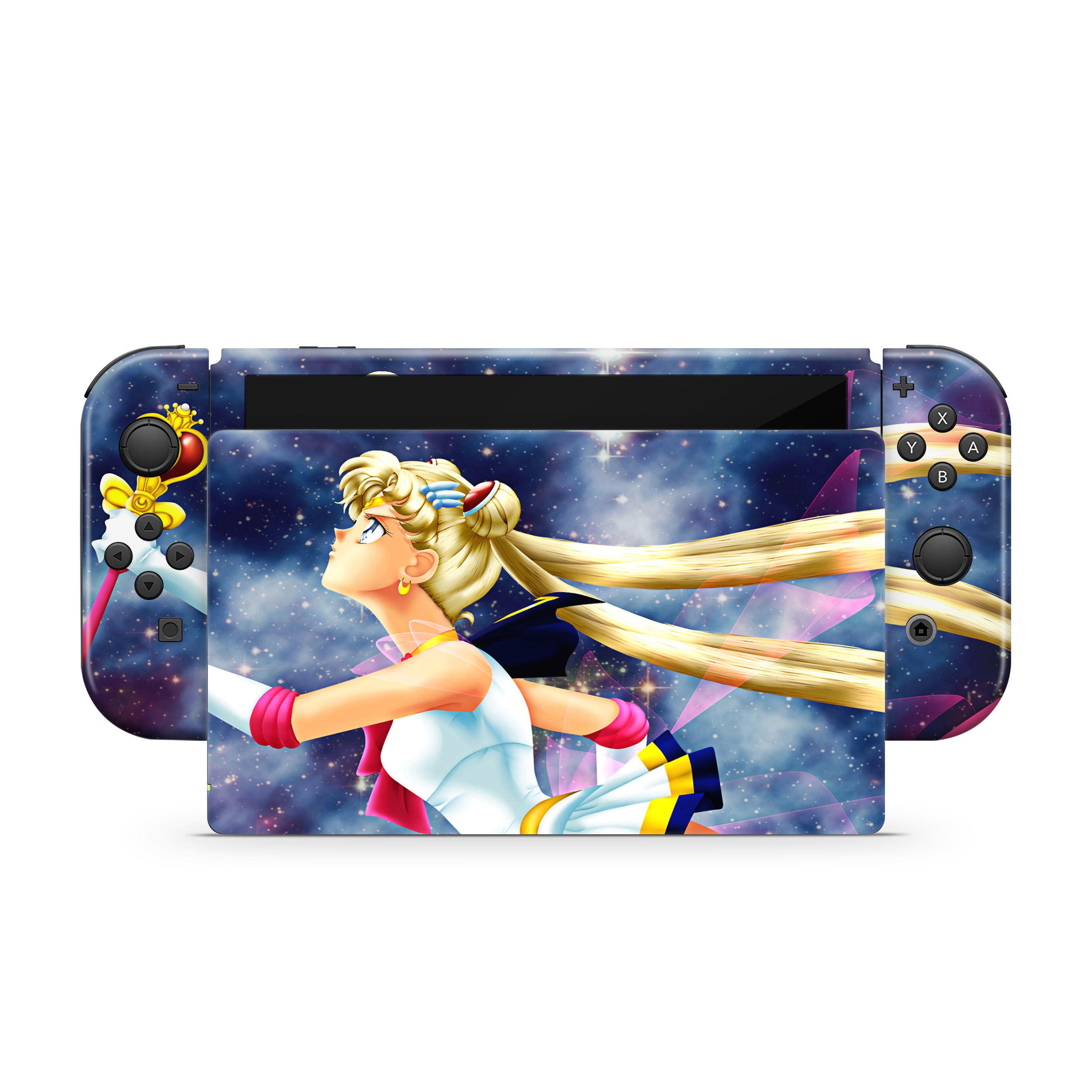Moon Princess v3 Nintendo Switch OLED Skin - Anime-inspired design