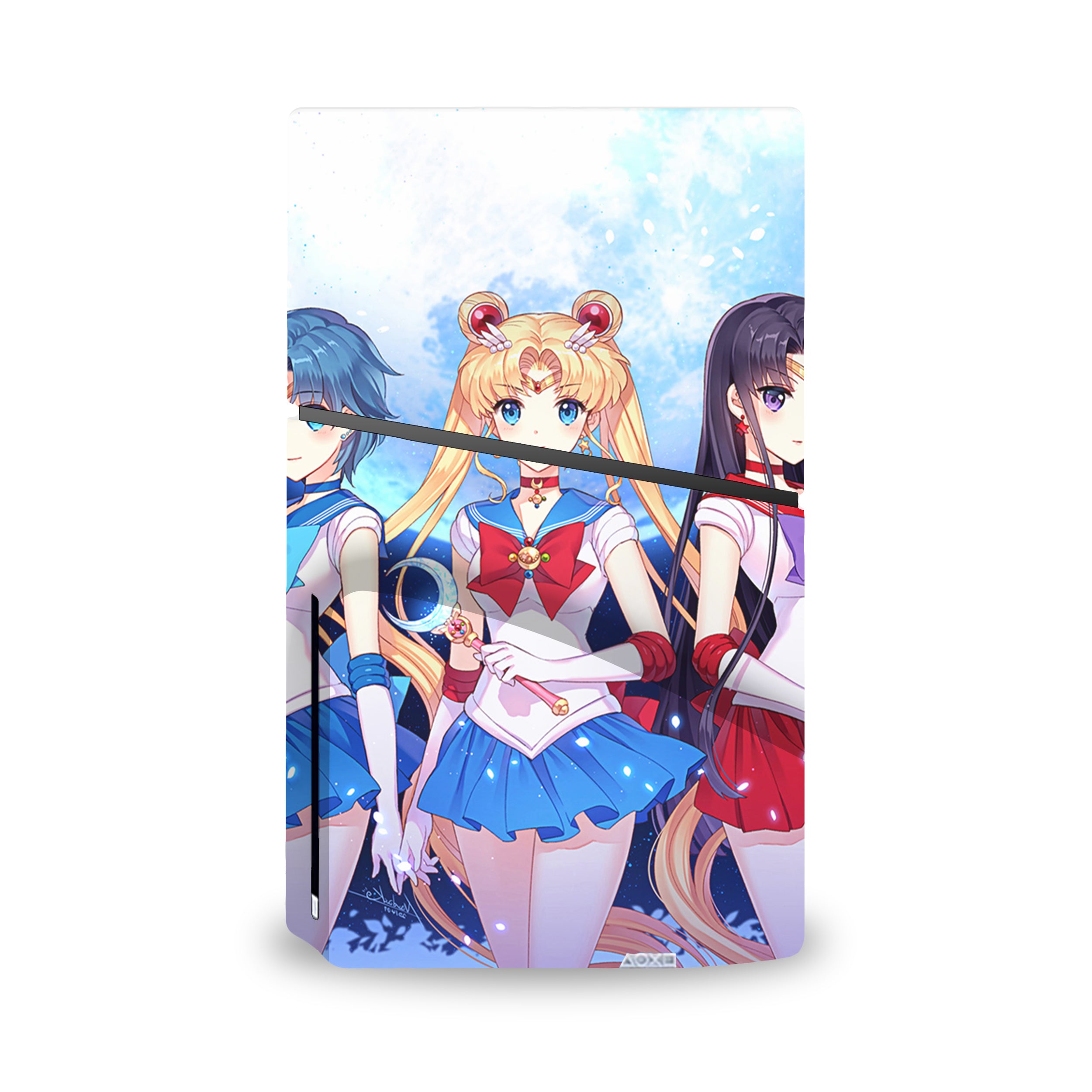 Moon Princess v5 PS5 Slim Skin - Anime-inspired design