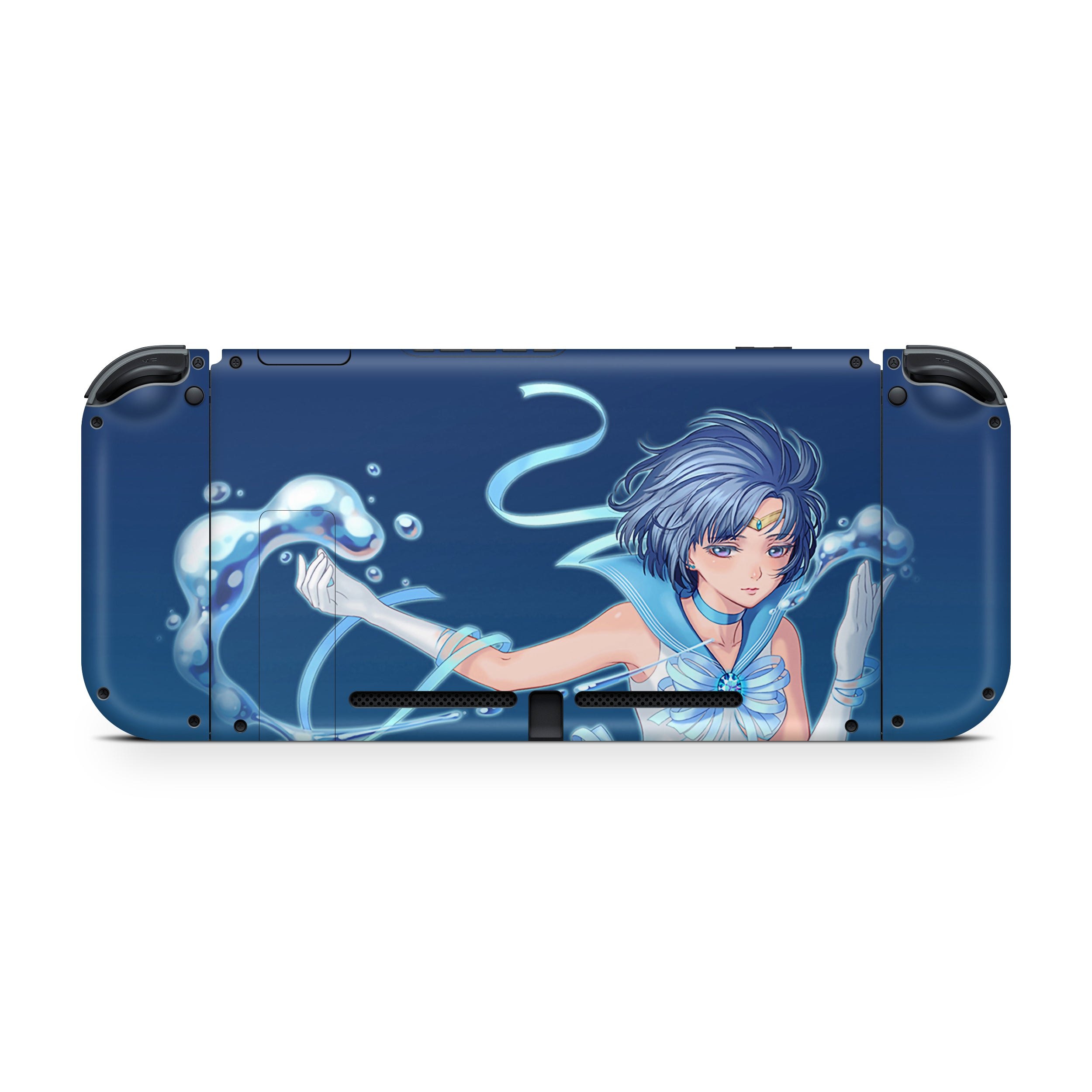 Ice Guardian v1 Nintendo Switch OLED Skin - Anime-inspired design