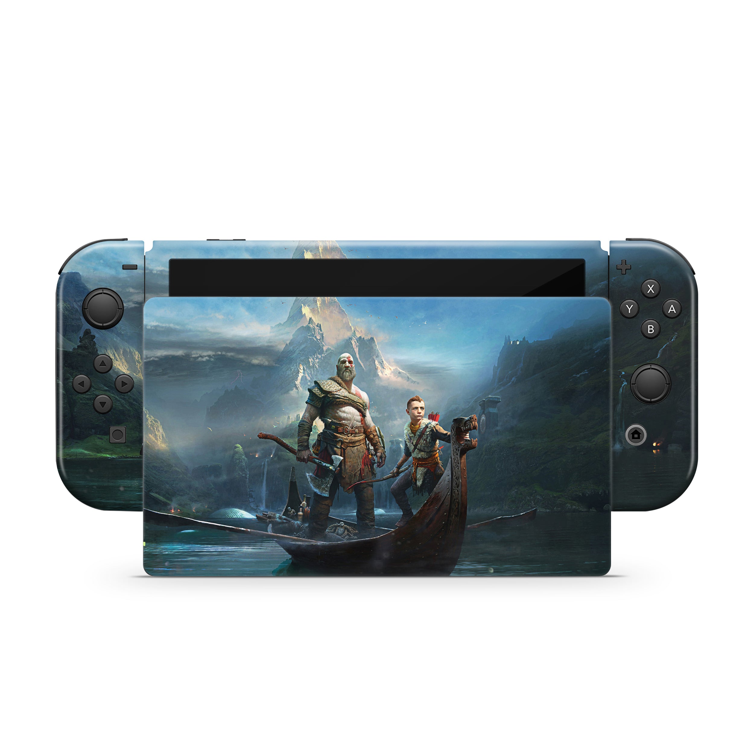 War God v1 Nintendo Switch OLED Skin - Video Game-inspired design