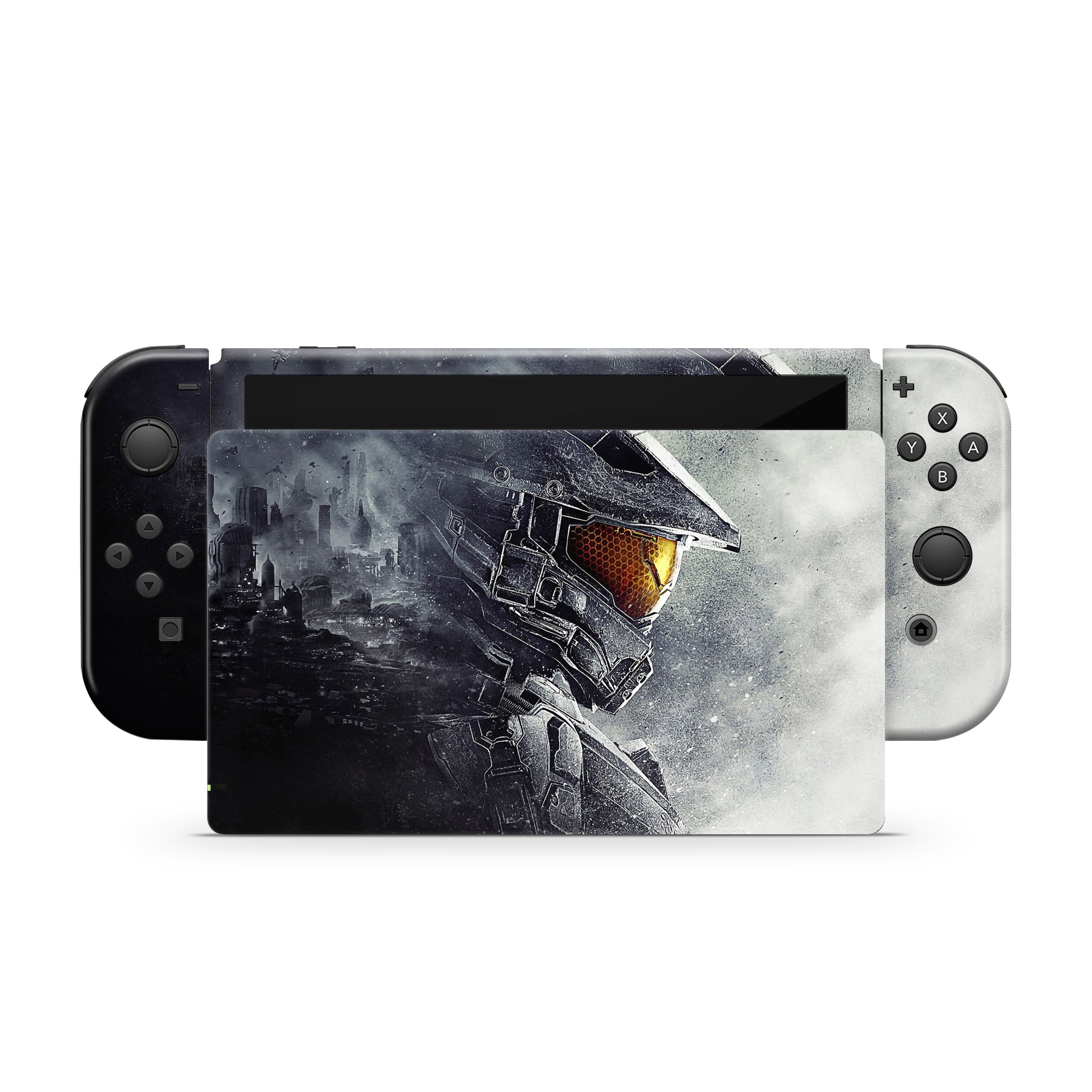 Spartan Sentinel v2 Nintendo Switch OLED Skin - Video Game-inspired design