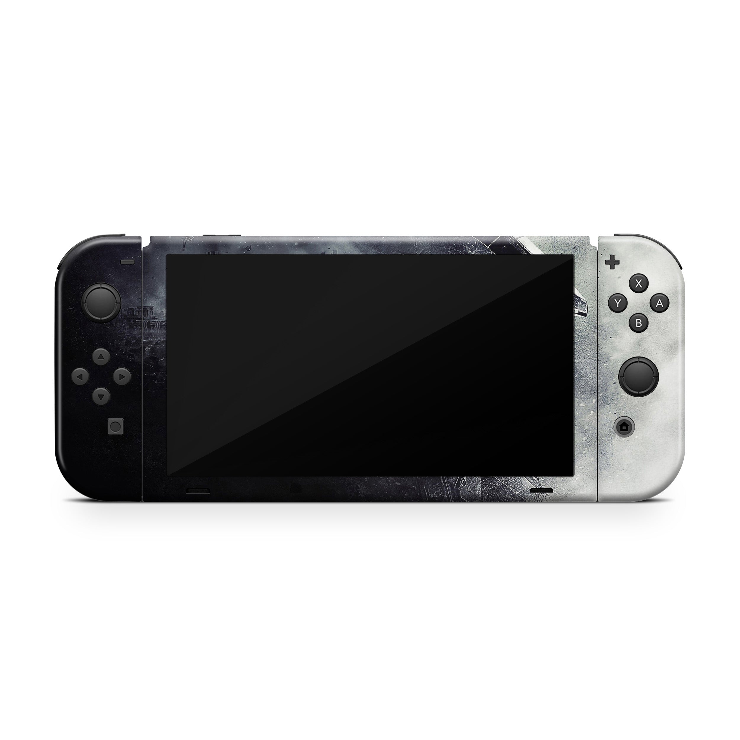 Spartan Sentinel v2 Nintendo Switch OLED Skin - Video Game-inspired design