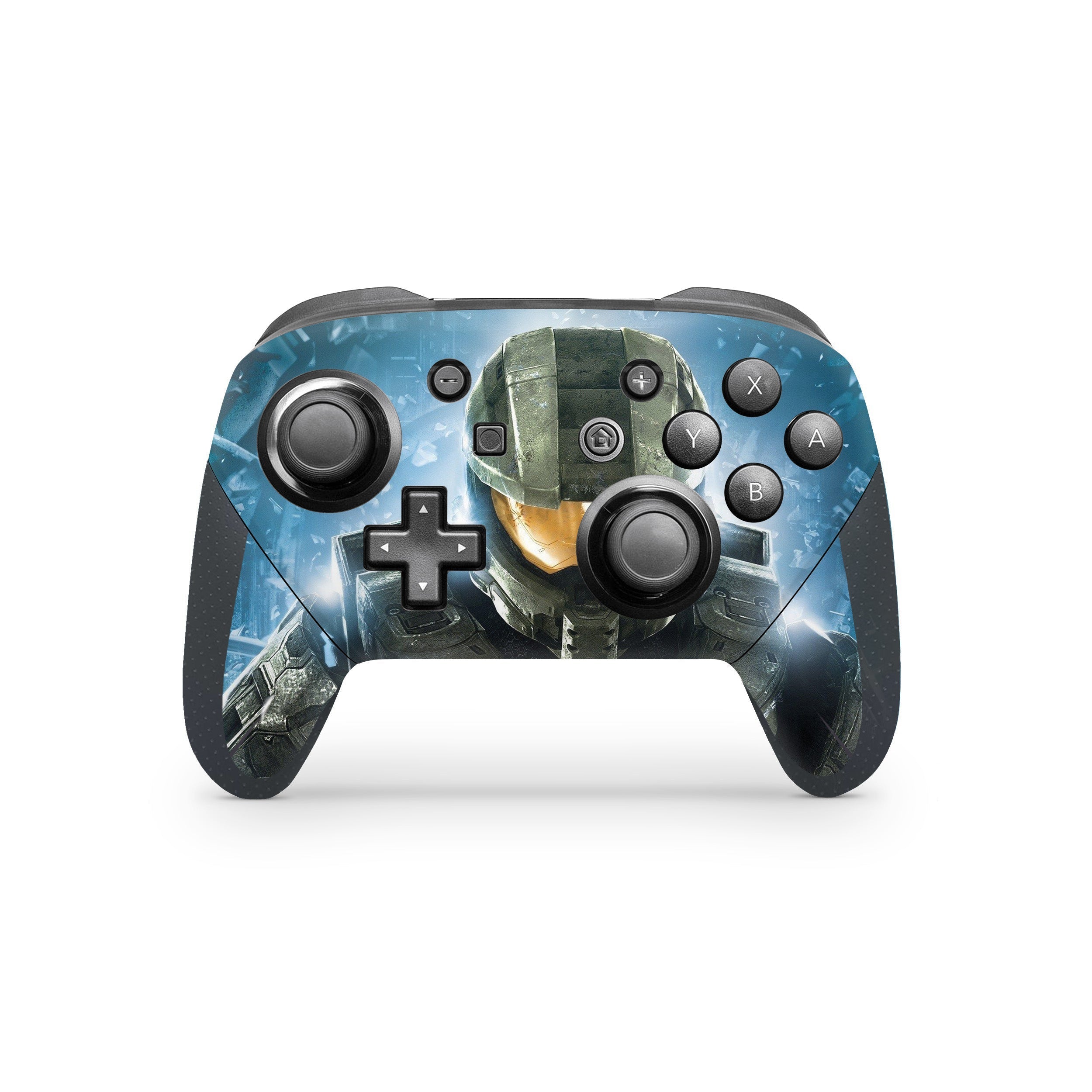 Spartan Sentinel v3 Nintendo Switch Pro Controller Skin - Video Game-inspired design