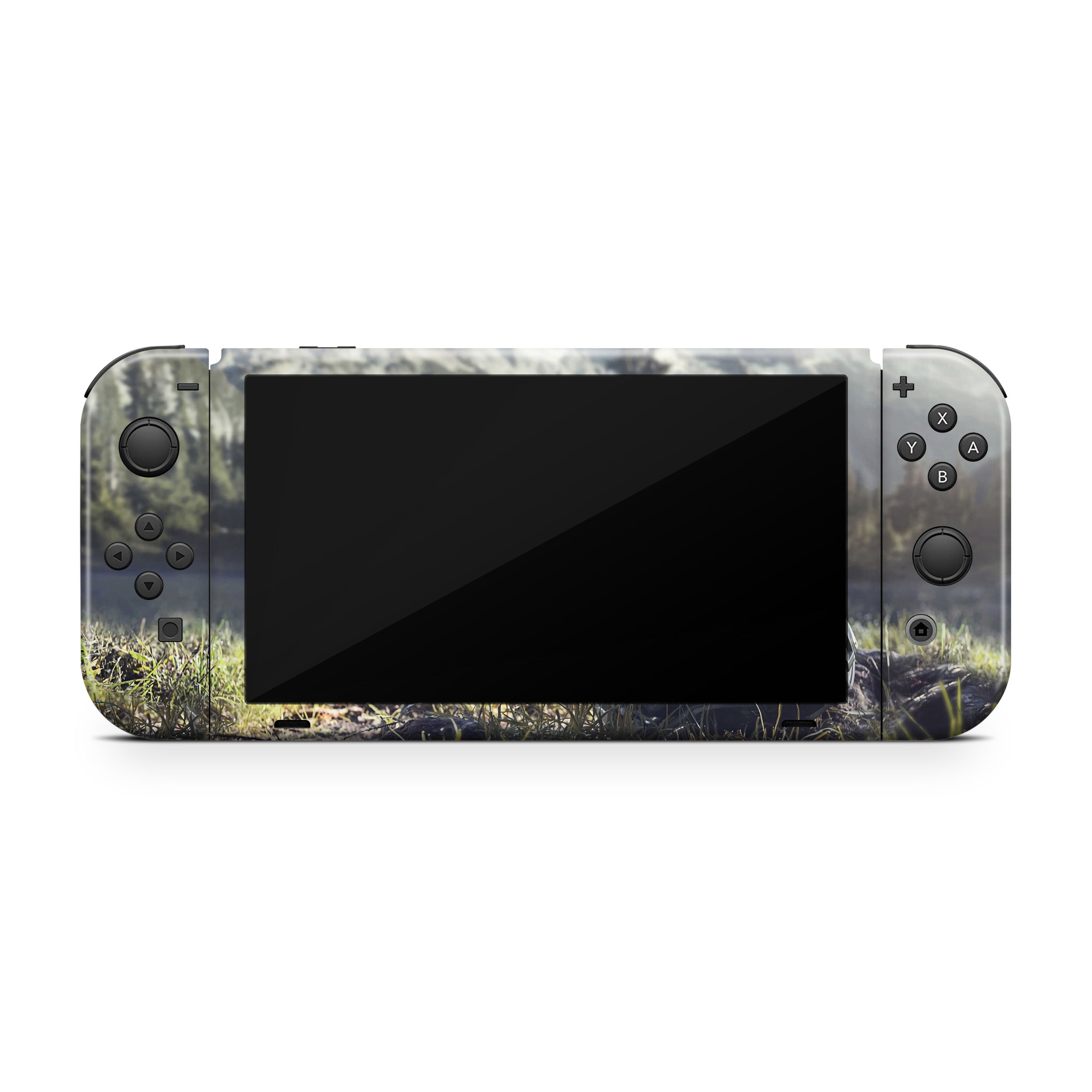Spartan Sentinel v4 Nintendo Switch OLED Skin - Video Game-inspired design