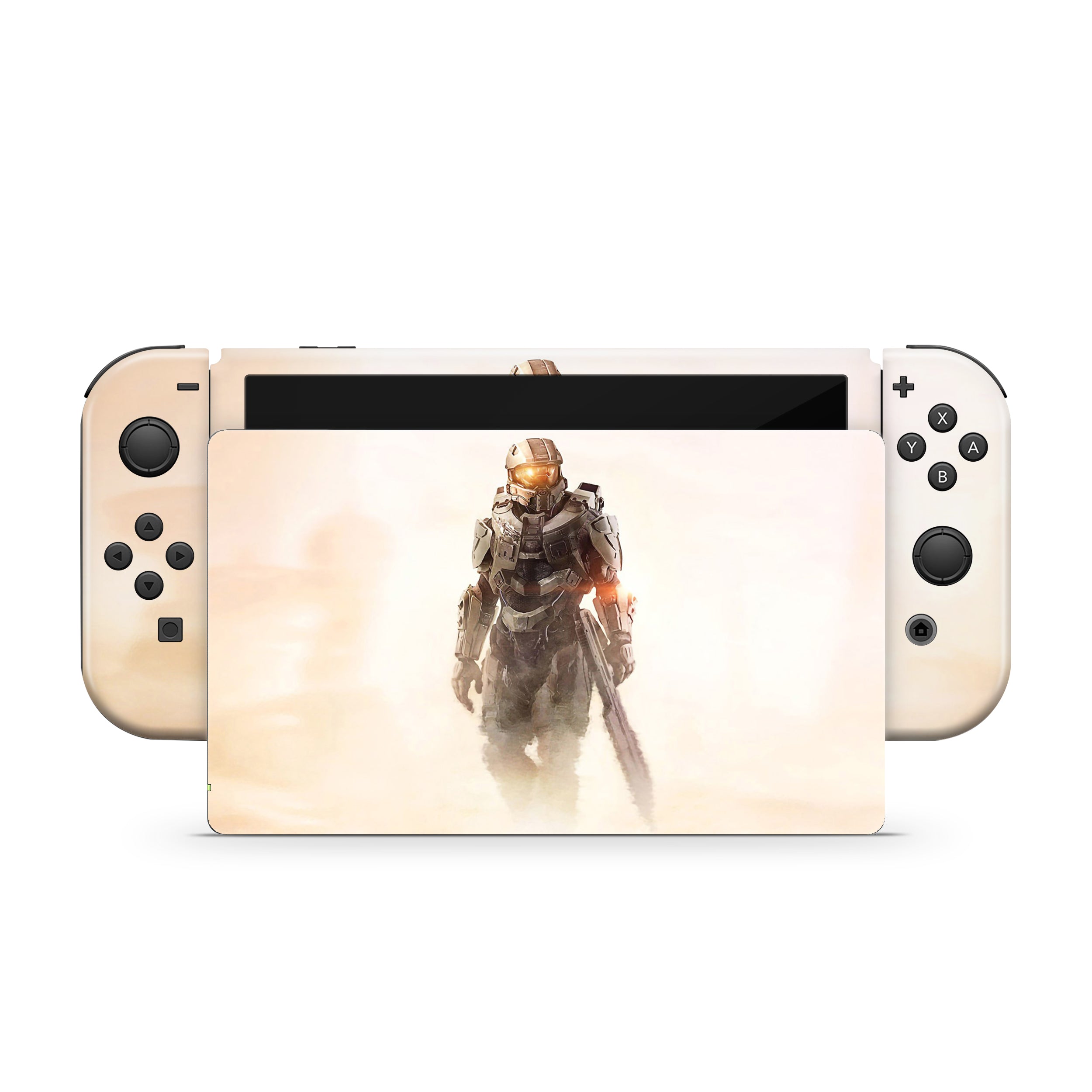 Spartan Sentinel v5 Nintendo Switch OLED Skin - Video Game-inspired design