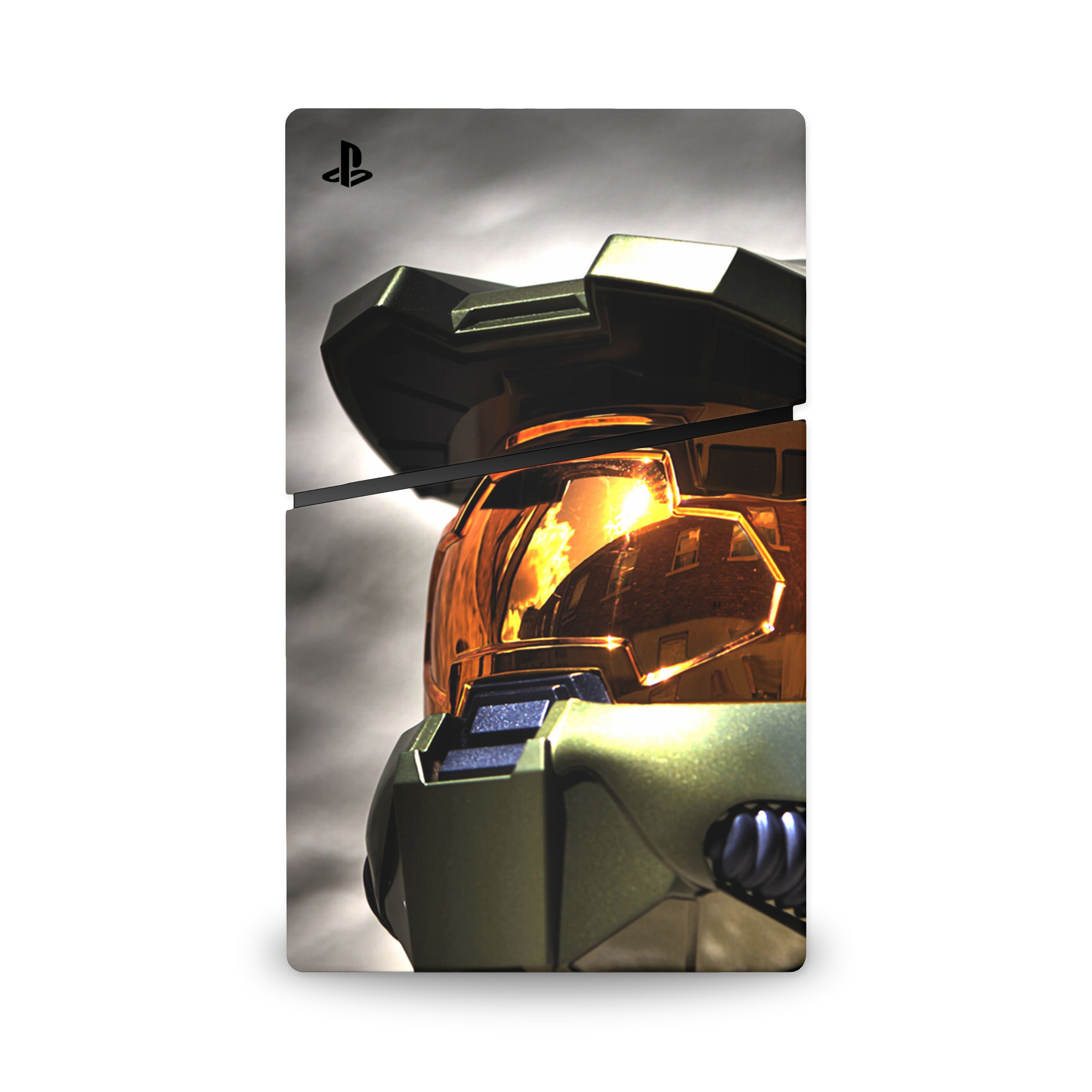 Spartan Sentinel v8 PS5 Slim Digital Skin - Video Game-inspired design